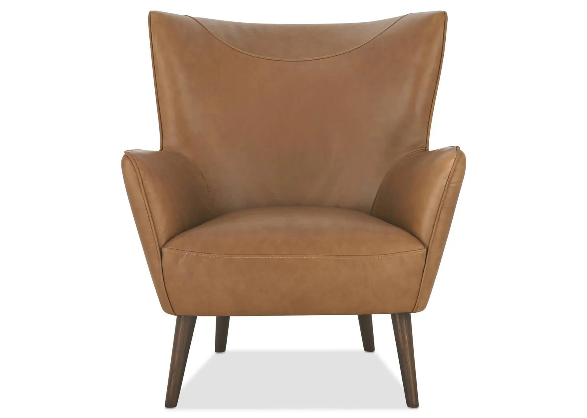 Fauteuil cuir Diablo Harrod brun clair