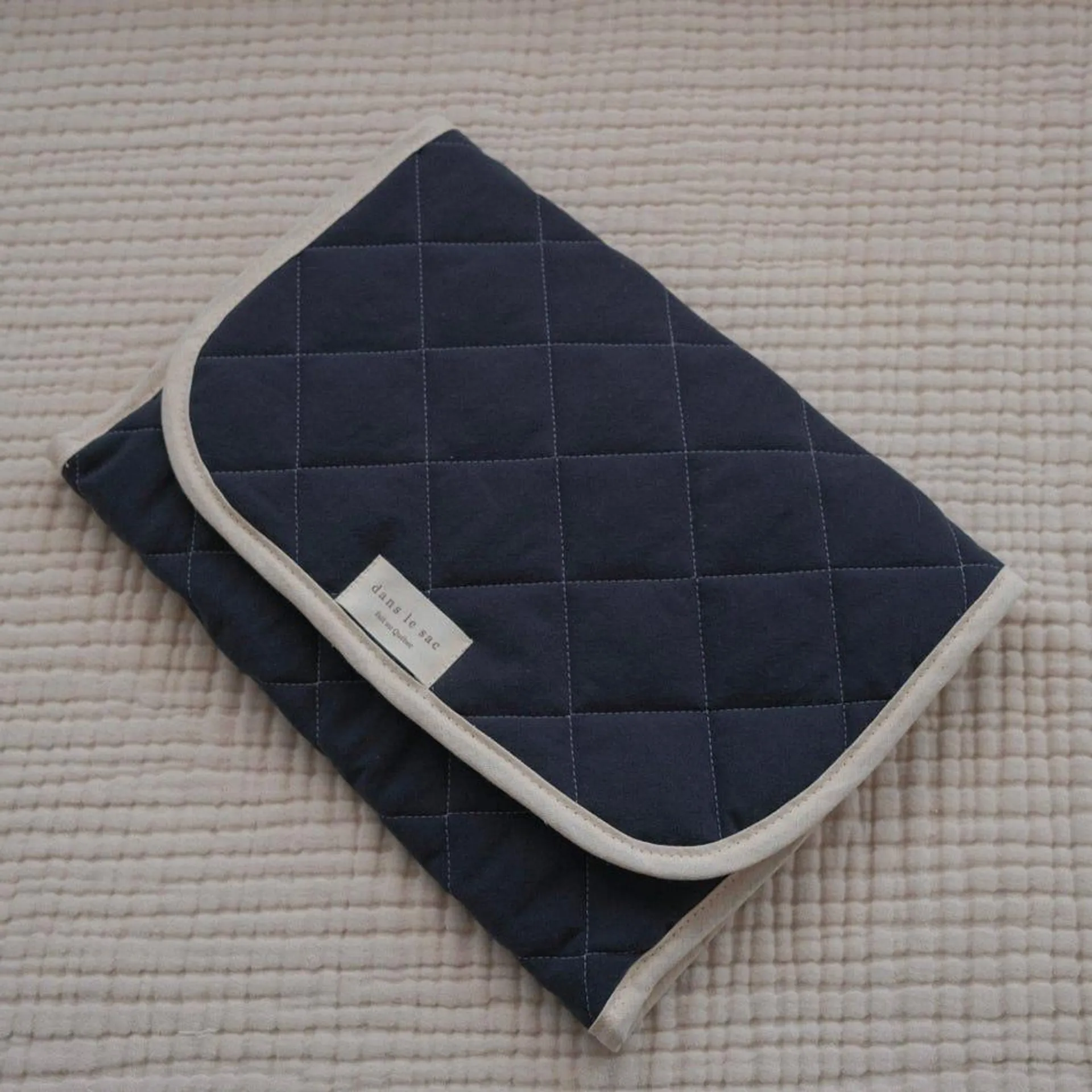 Tapis à Langer - Marine