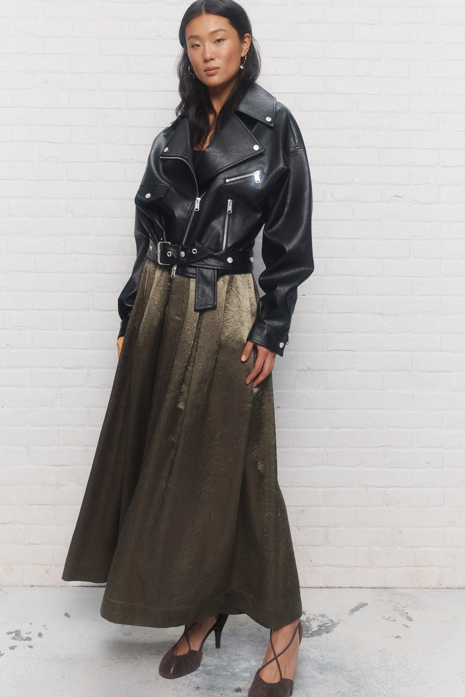Clarity | Jupe maxi verte