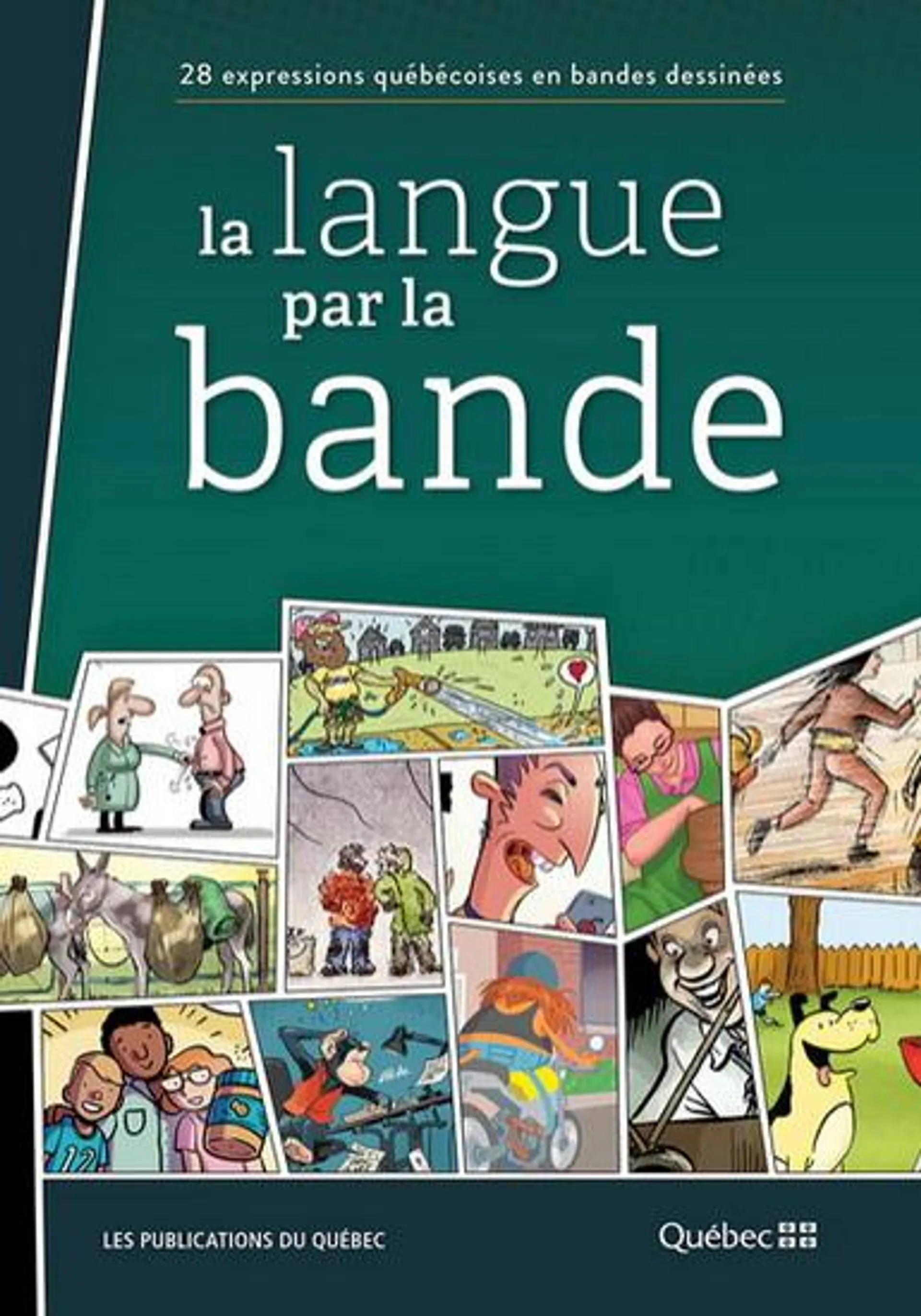 La Langue par la bande : 28 expressions québécoises en bandes dessinées