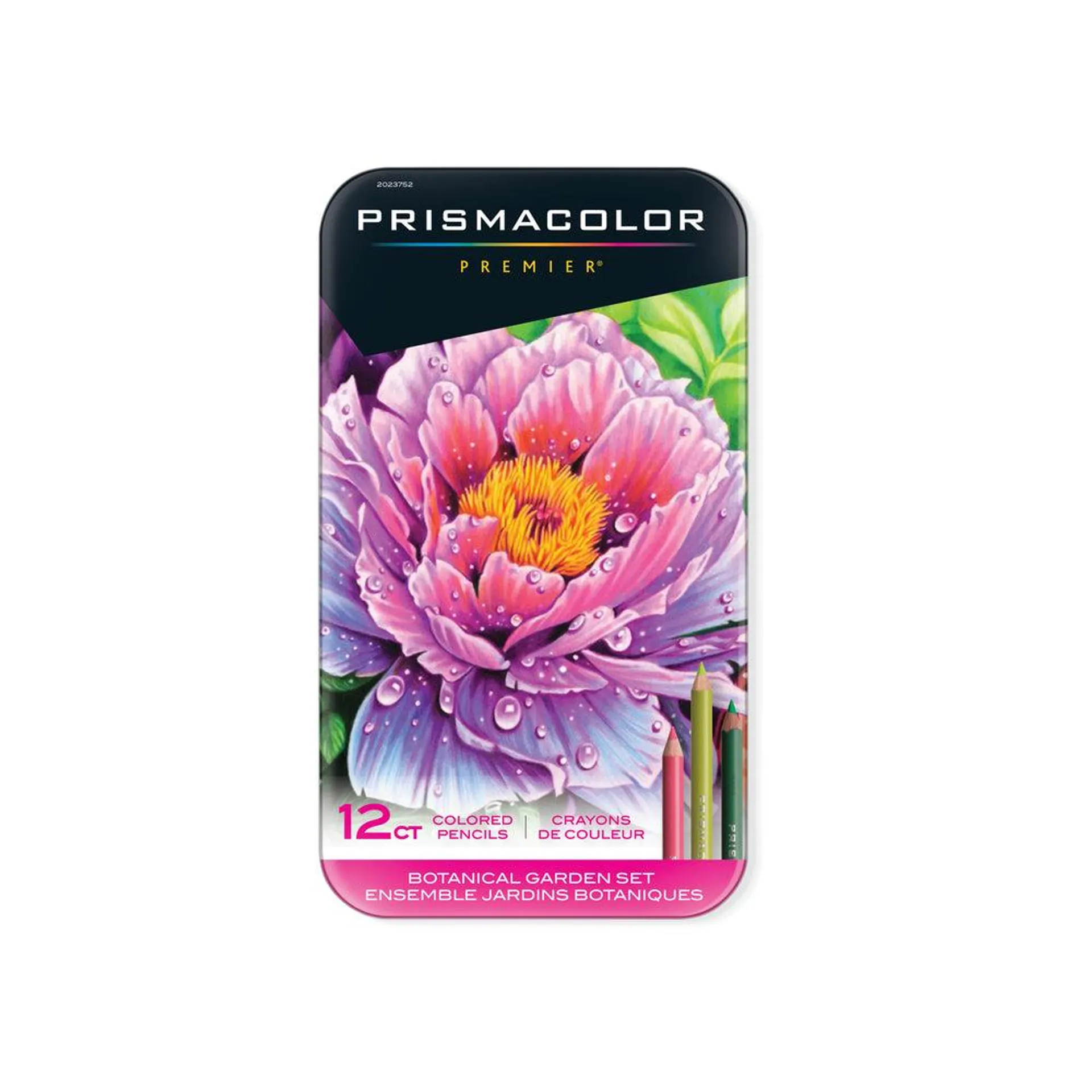 Prismacolor - Crayons de couleur Premier mines tendres - trousse Jardin botanique - Paquet de 12