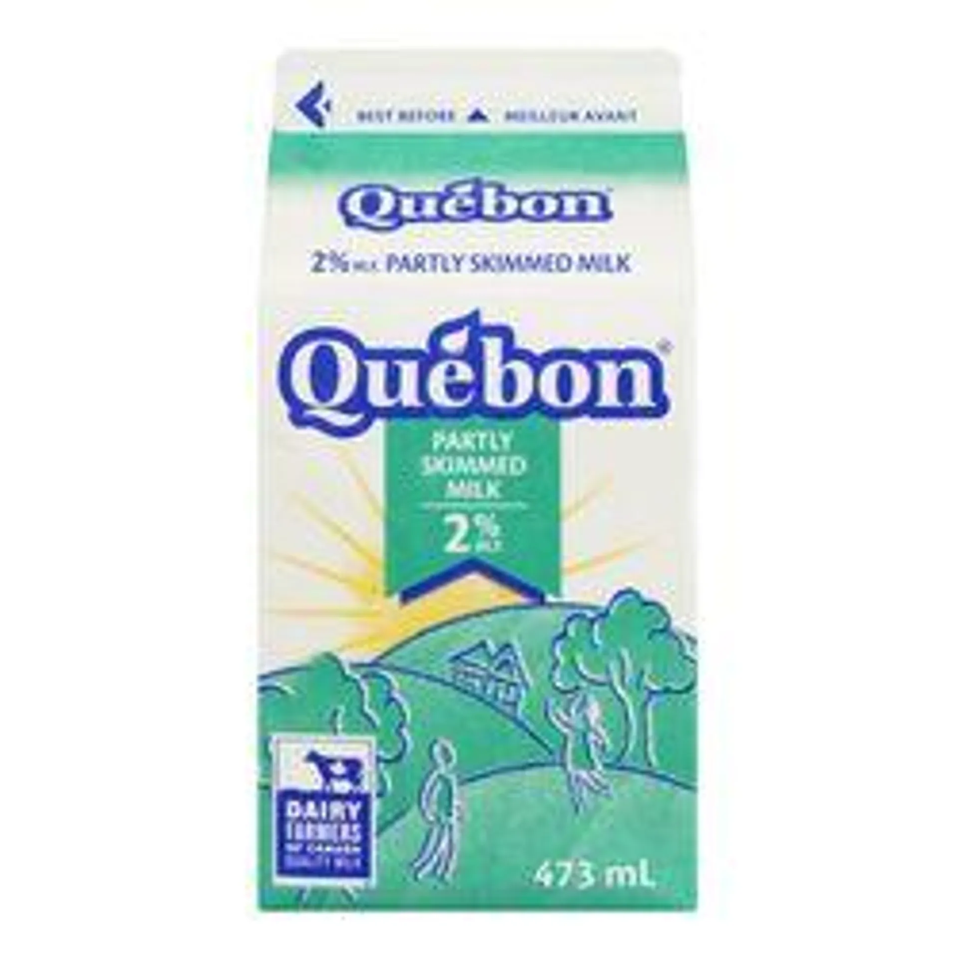 Québon 2% Milk 473 mL