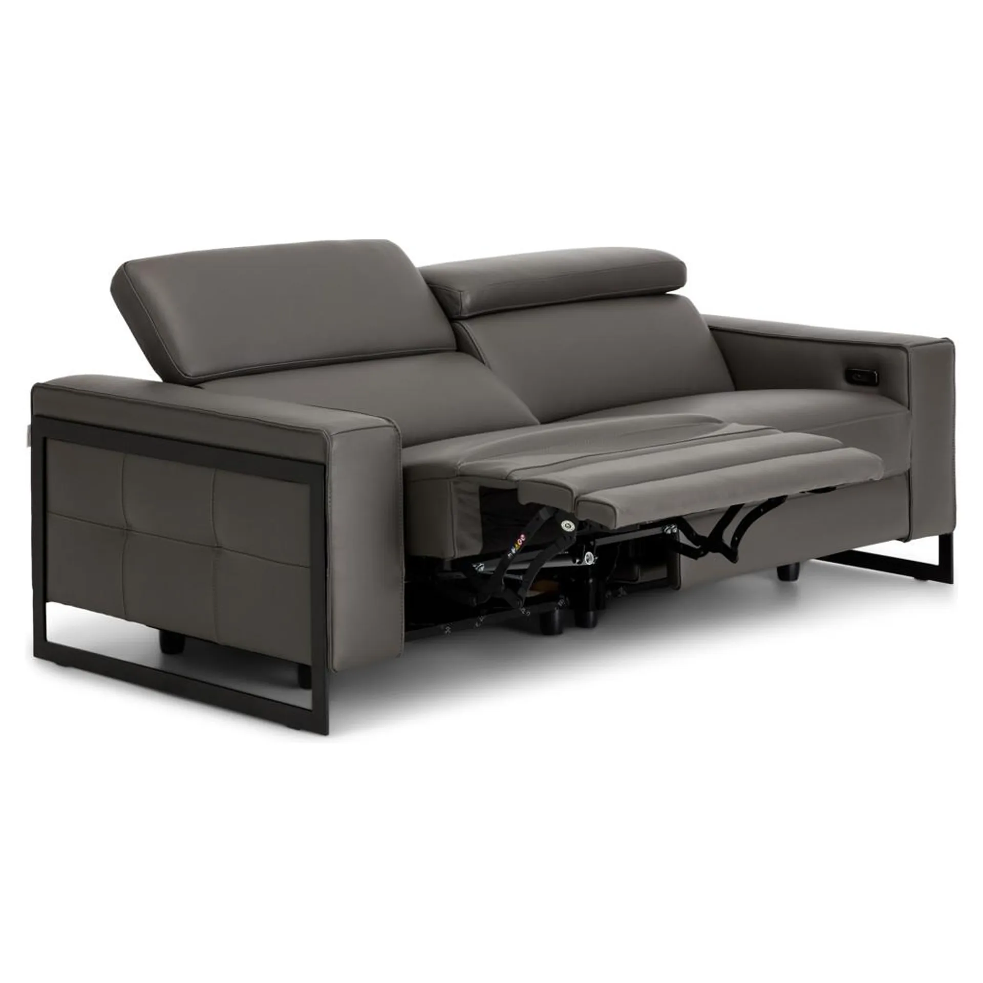 Sofa condo inclinable motorisé en cuir