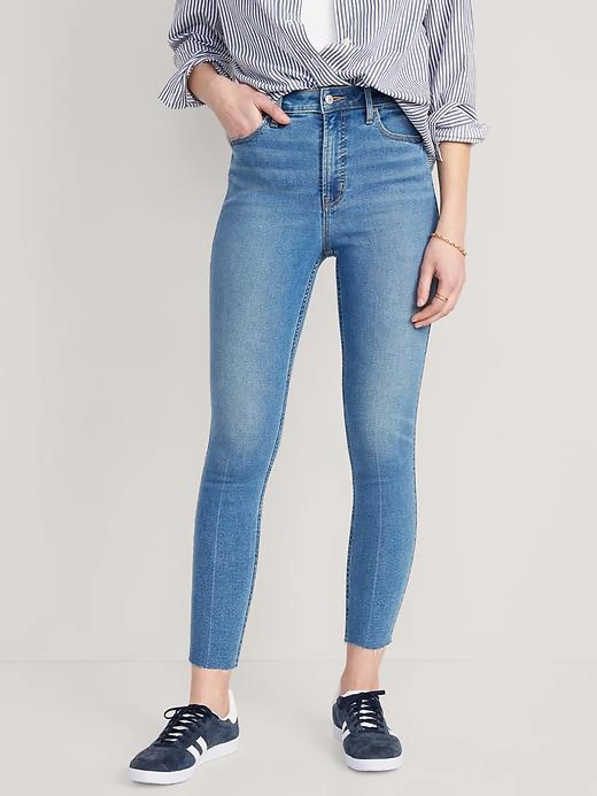 Extra High-Waisted Rockstar 360° Stretch Super-Skinny Jeans