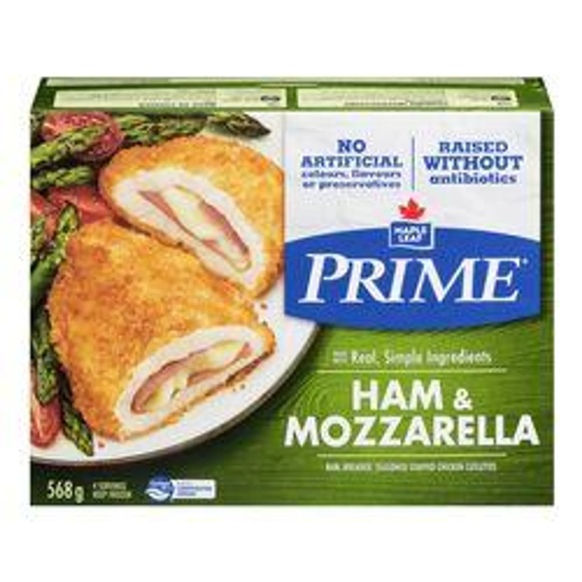 Frozen Ham and Mozzarella Stuffed Chicken Cutlets, Prime