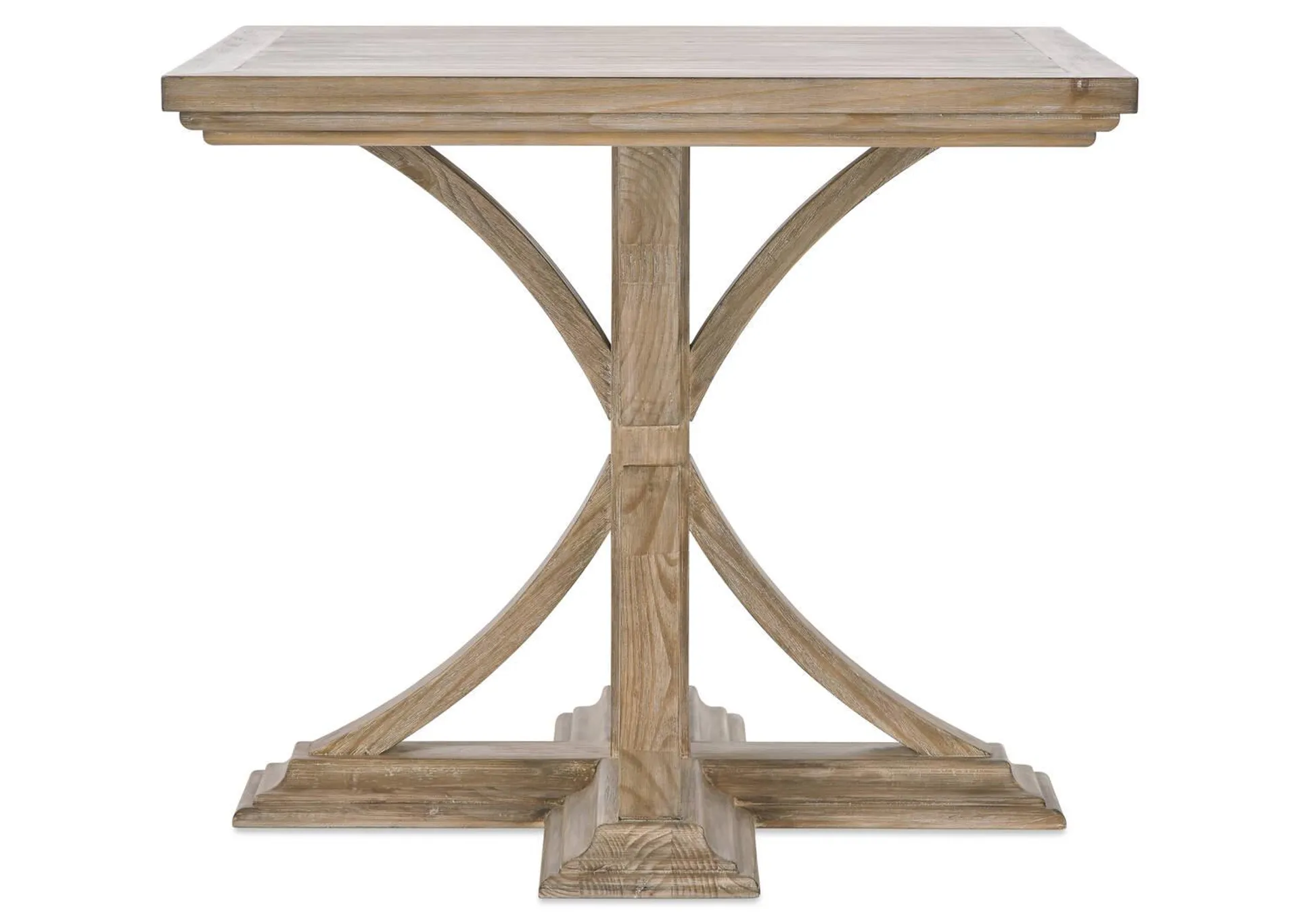 Table carrée Ashford en bois récupéré -Madrigal chamois