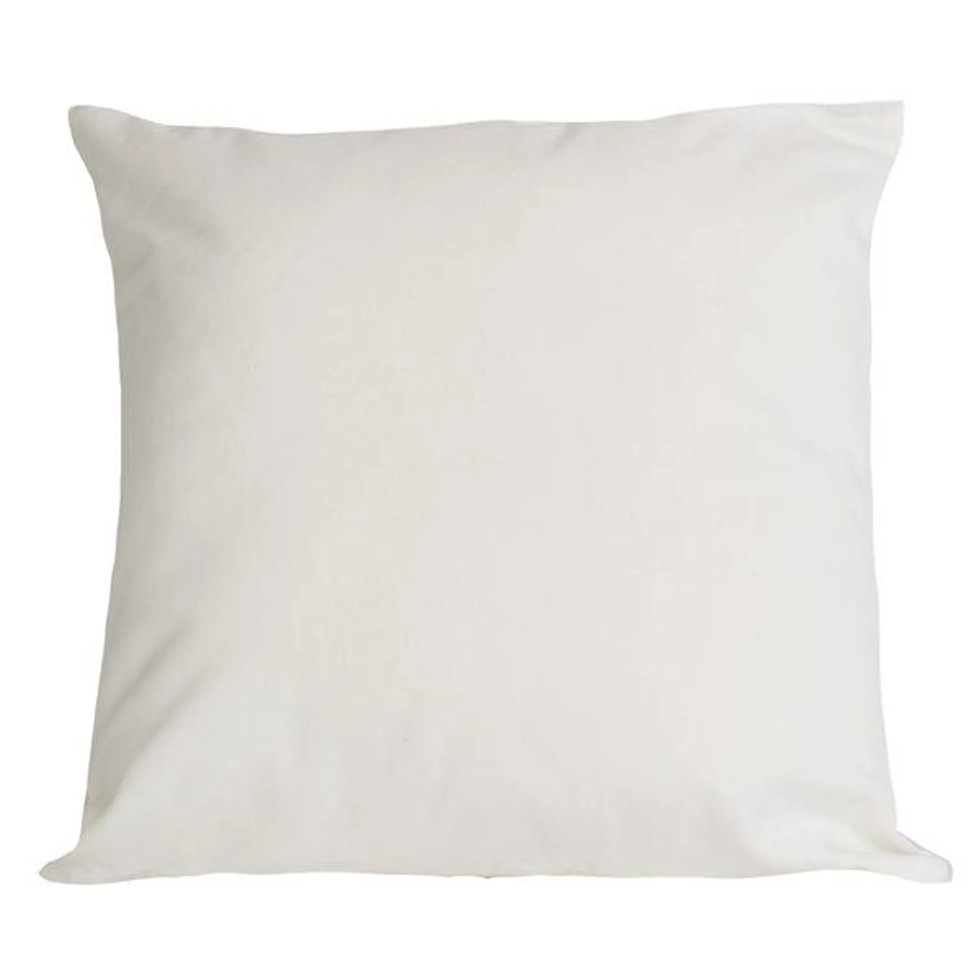 Coussin à recouvrir en polyester carré blanc de 25 po x 25 po Peel par Gouchee Home, ens. de 2