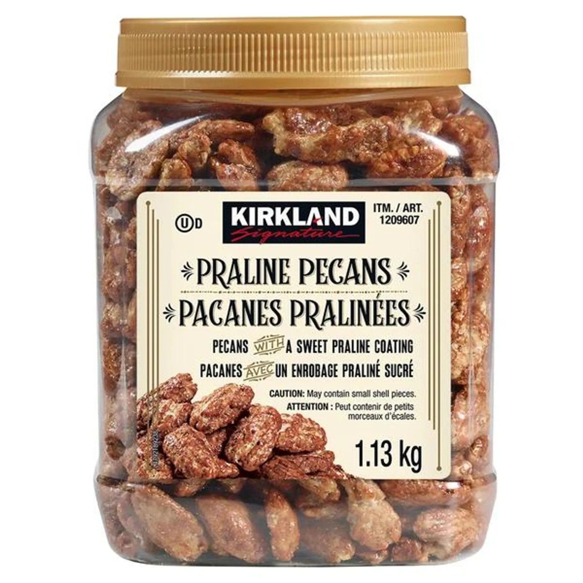 Kirkland Signature Praline Pecans, 1.13 kg