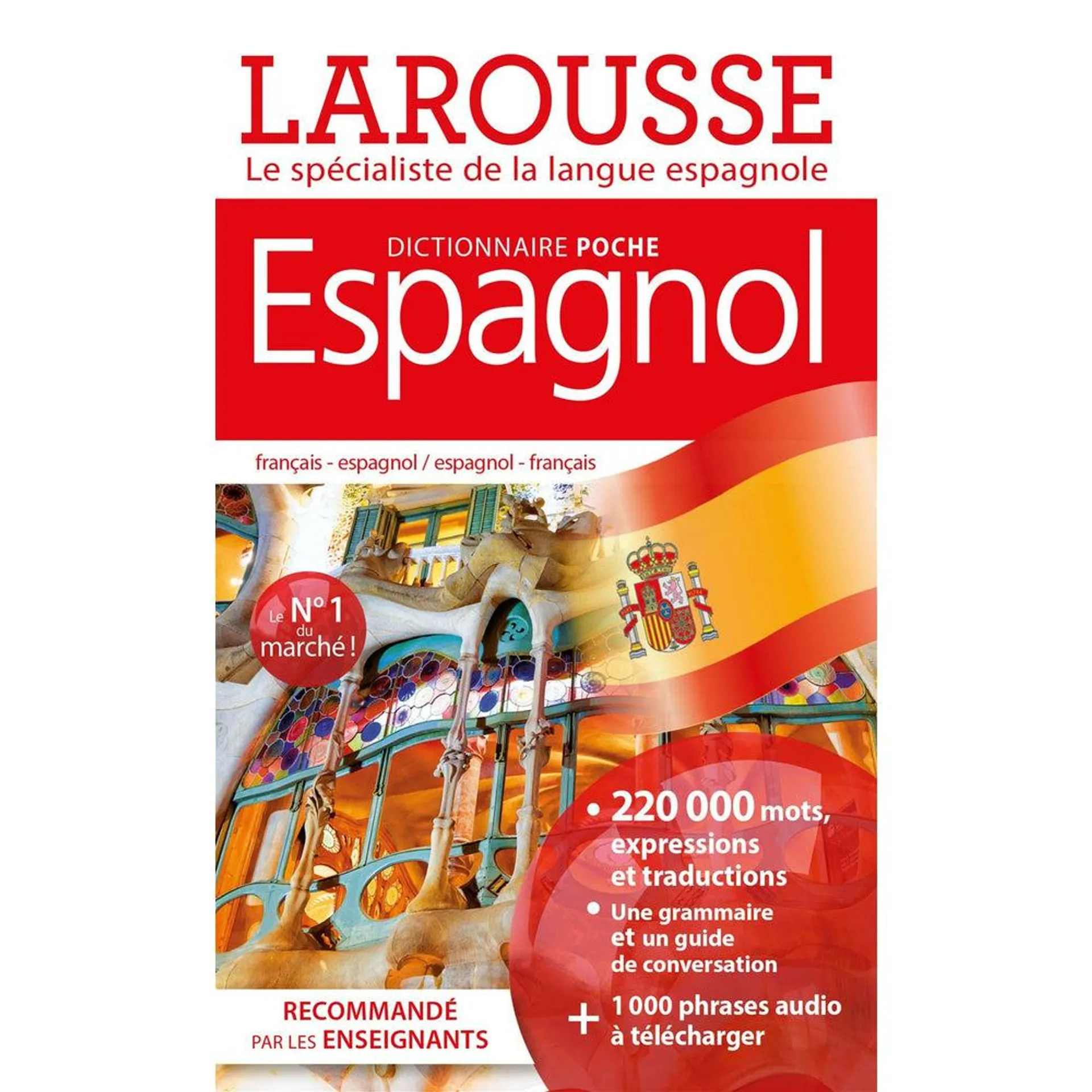 Larousse - Dictionnaire poche couverture souple - Français-Espagnol