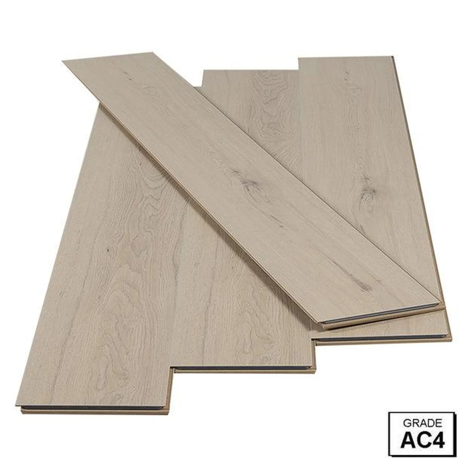 Plancher stratifié 12 mm Chêne blanc