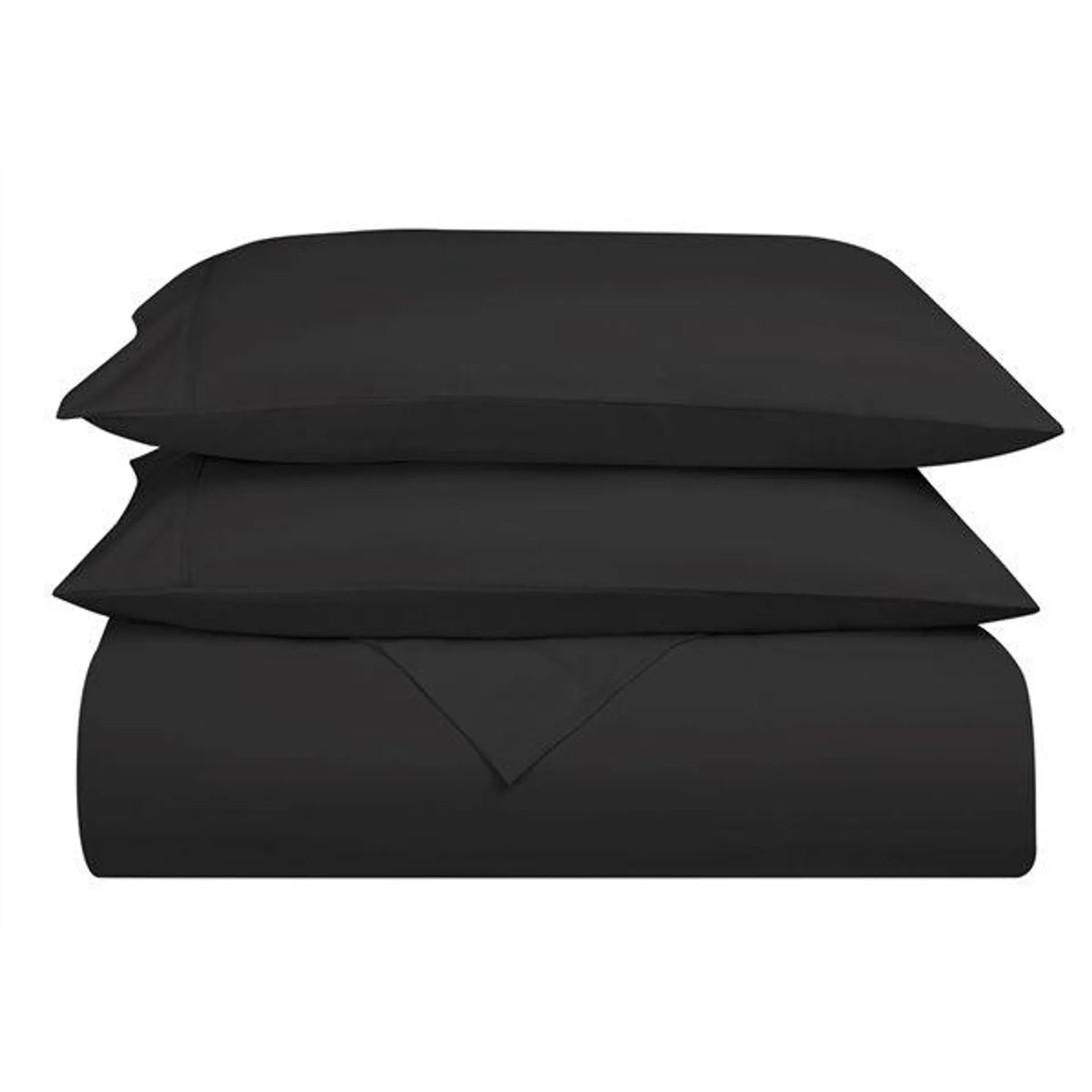 Ensemble de draps extra longs en microfibre Swift Home pour lit simple, noir, 4 pièces