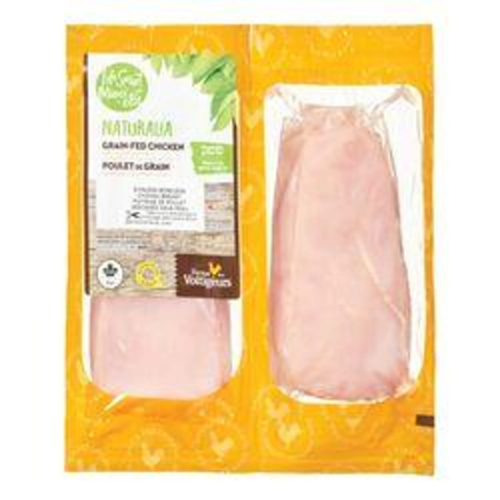 Boneless Grain-Fed Chicken Breasts, Naturalia