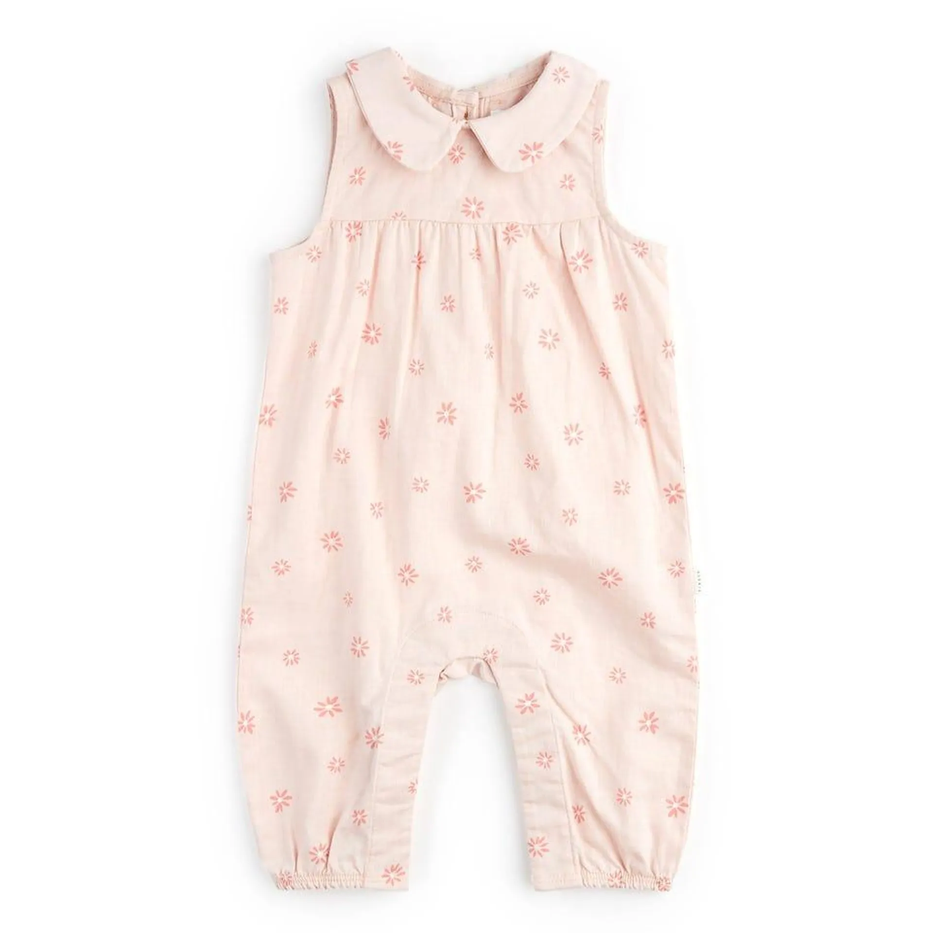 Flowers Linen Jumpsuit 3-24m