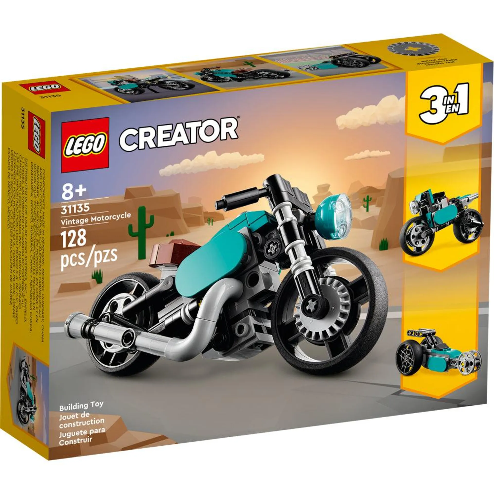 LEGO - Creator La Moto Vintage - 128 Pièces