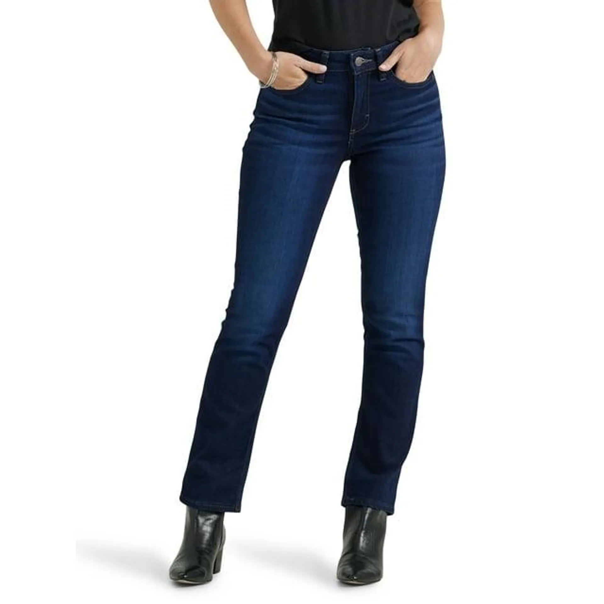 Lee Women's Midrise Straight Jean, Available in 28", 30", 32" Inseams, Sizes 2-22