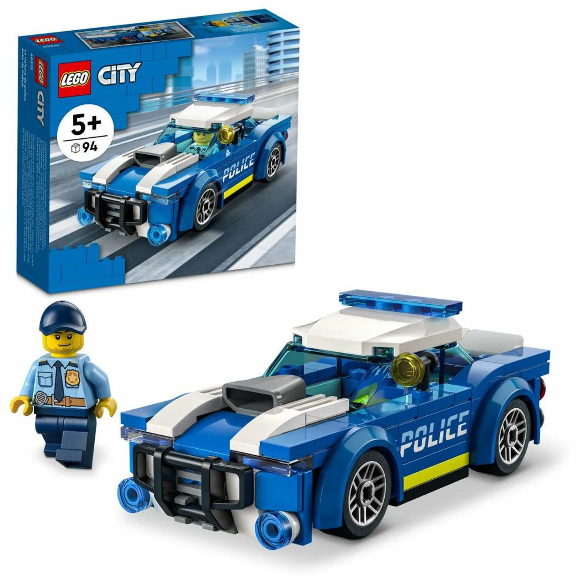 LEGO City - La voiture de police Ensemble de construction - 94 pièces