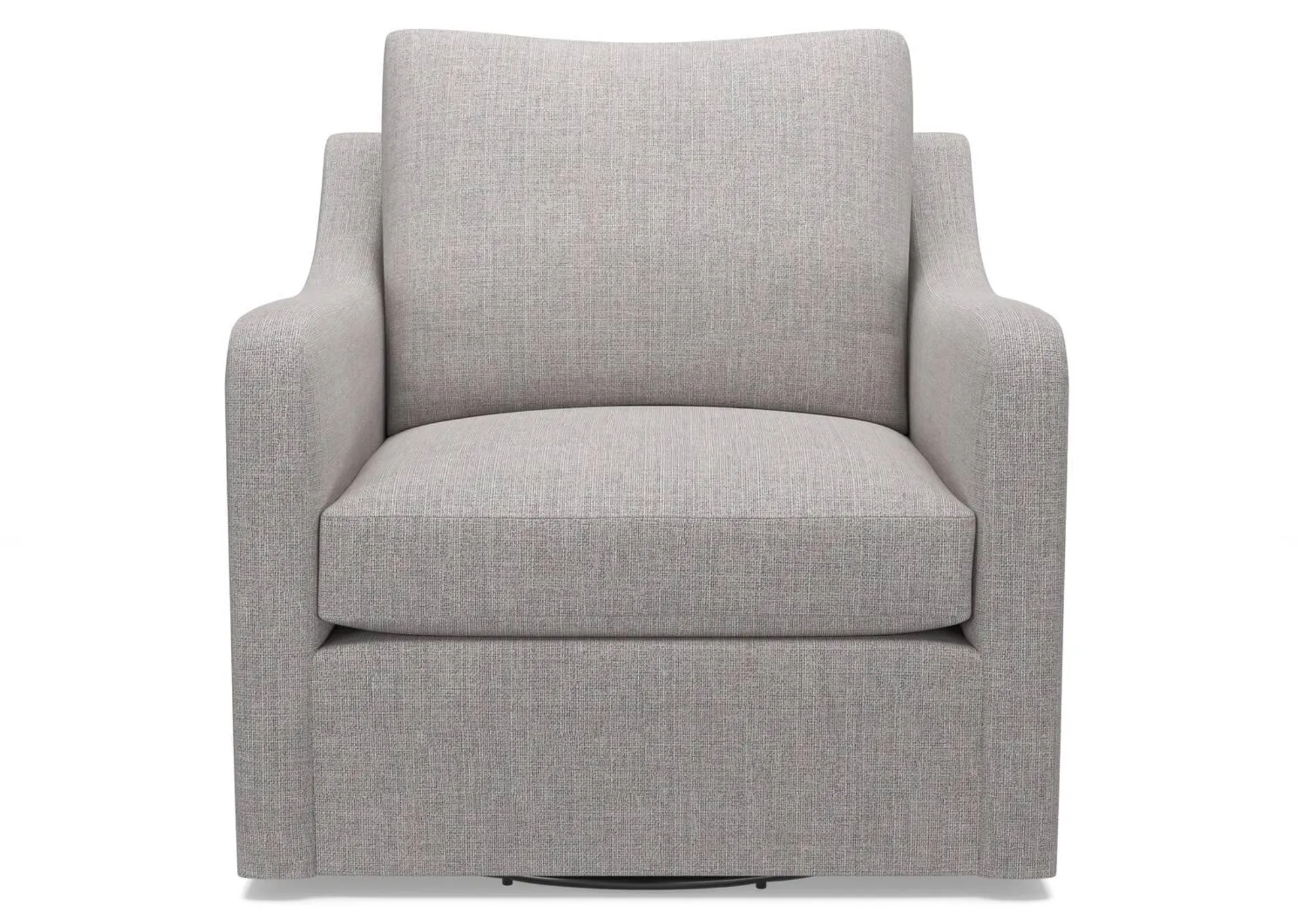 Fauteuil pivotant Rorke personnalisé Polo gris