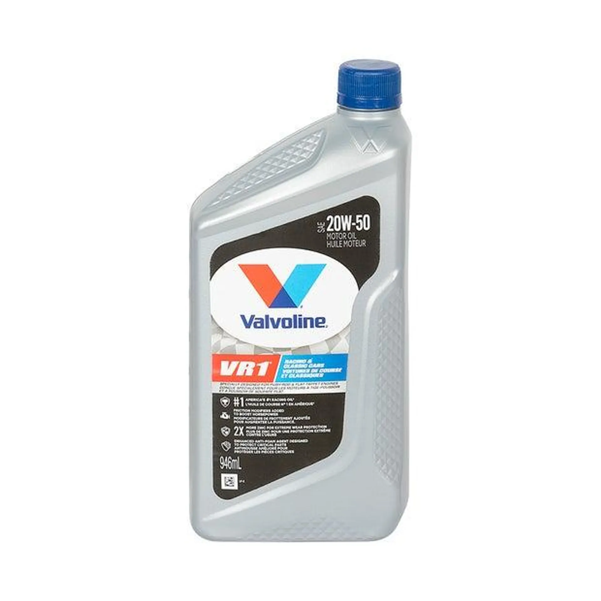 Huile de course VR-1, 20W-50, 946 ml