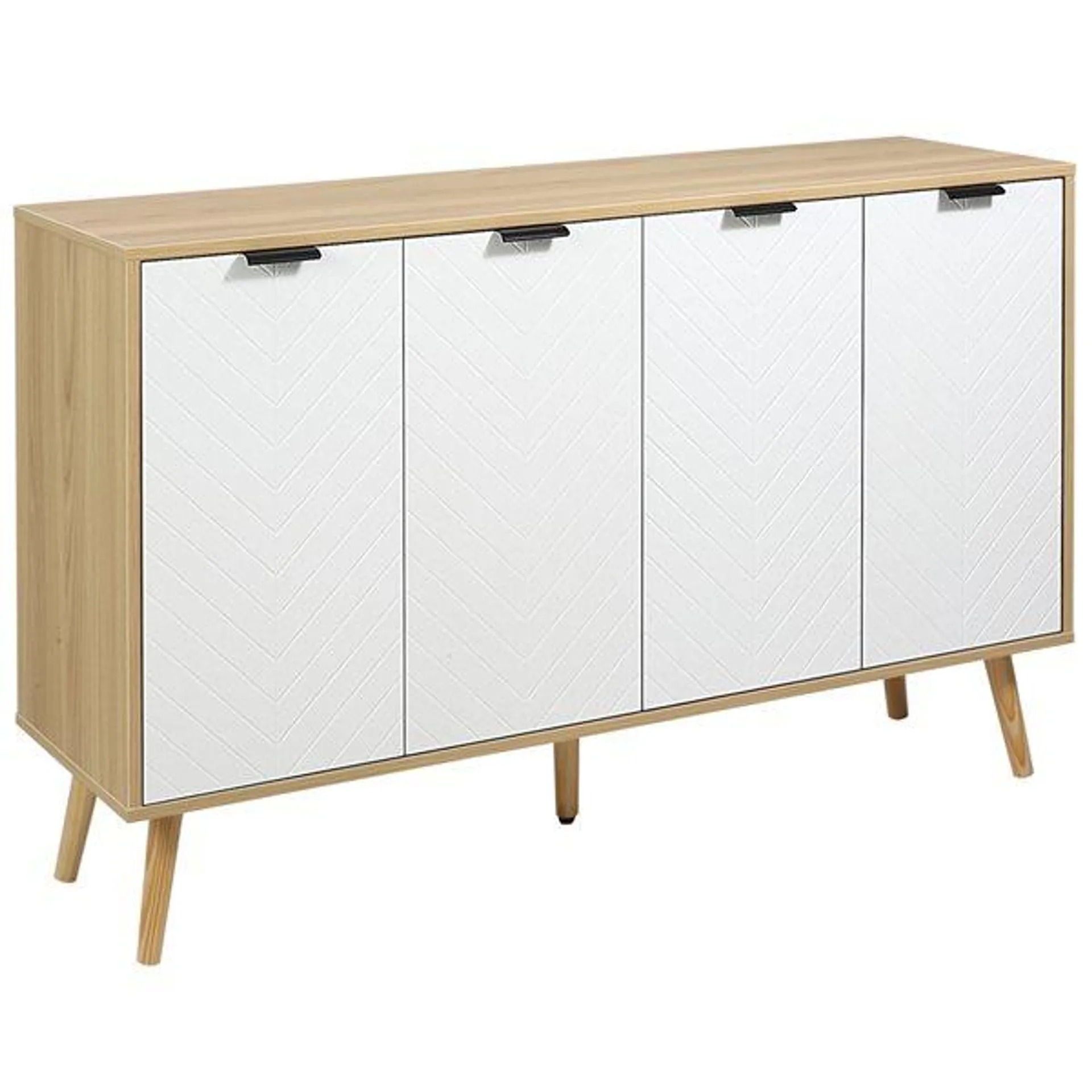 Buffet HOMCOM moderne en composite blanc 47,25 po
