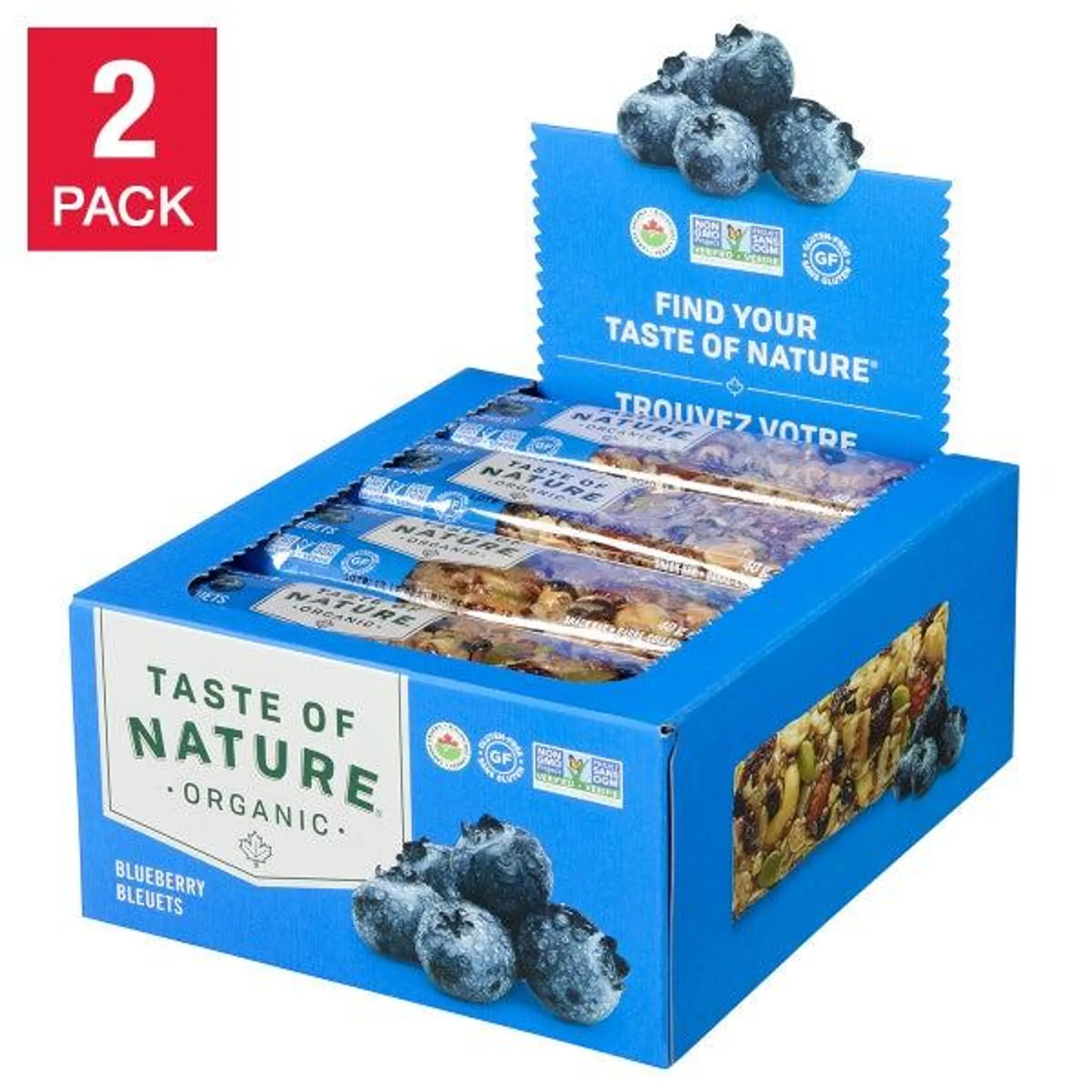 Taste of Nature Snack Bars, 32 × 40 g