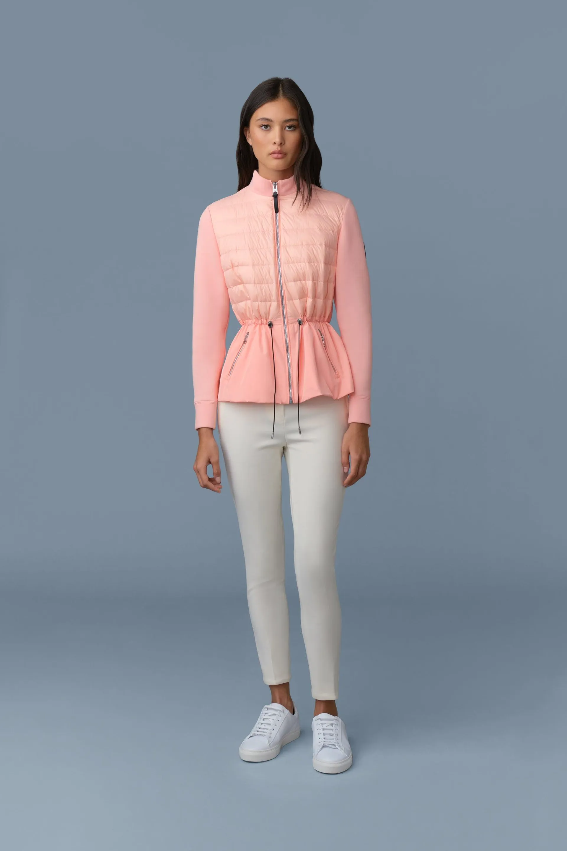 JOYCE Hybrid jacket with peplum