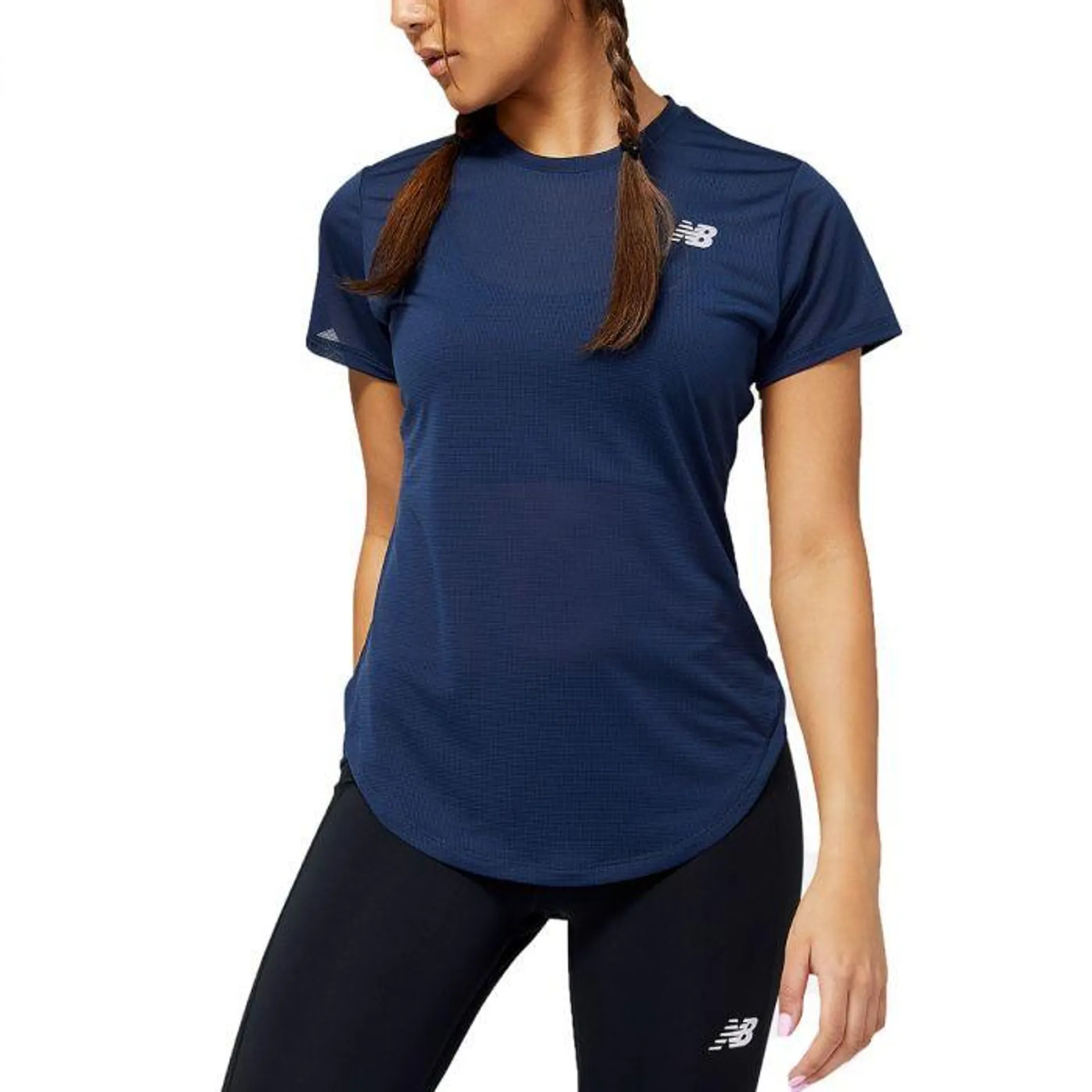 New Balance Women's Accelerate Short Sleeve Top