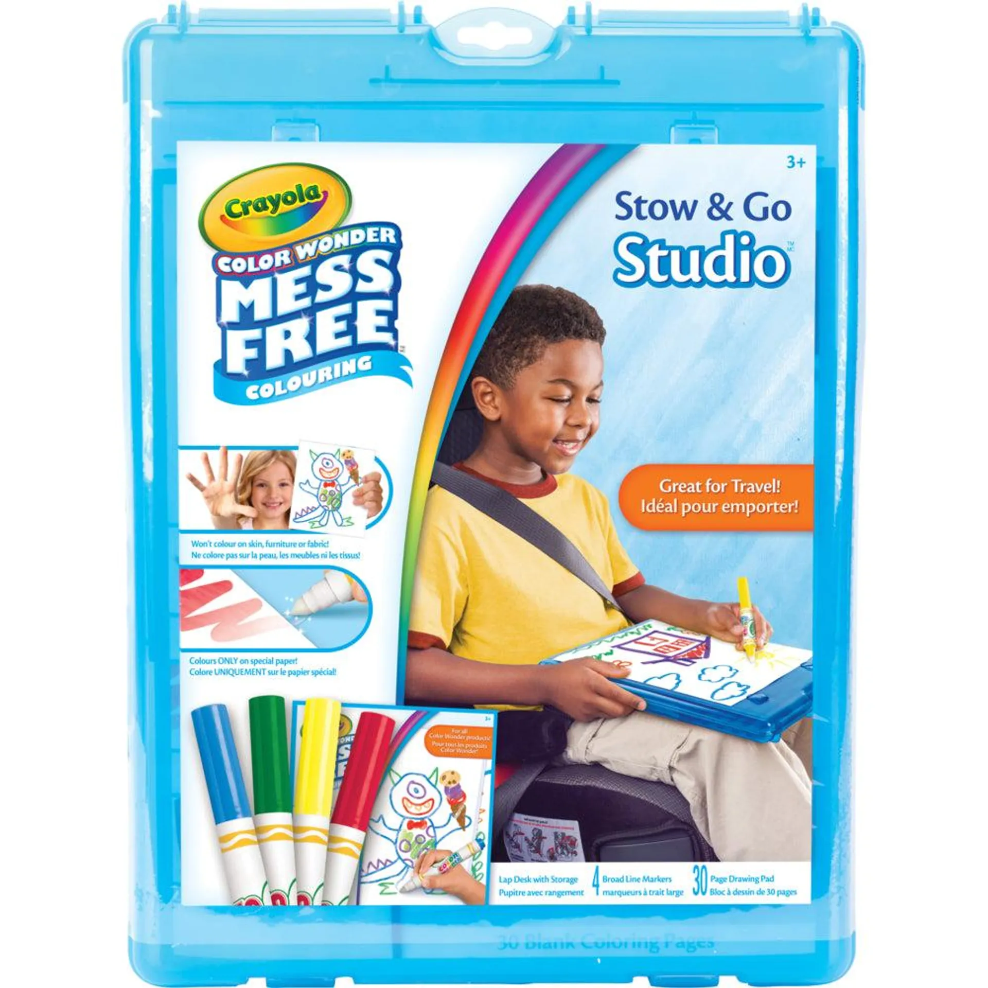 Crayola® - Système d’encre et de peinture Color Wonder Stow N Go Studio