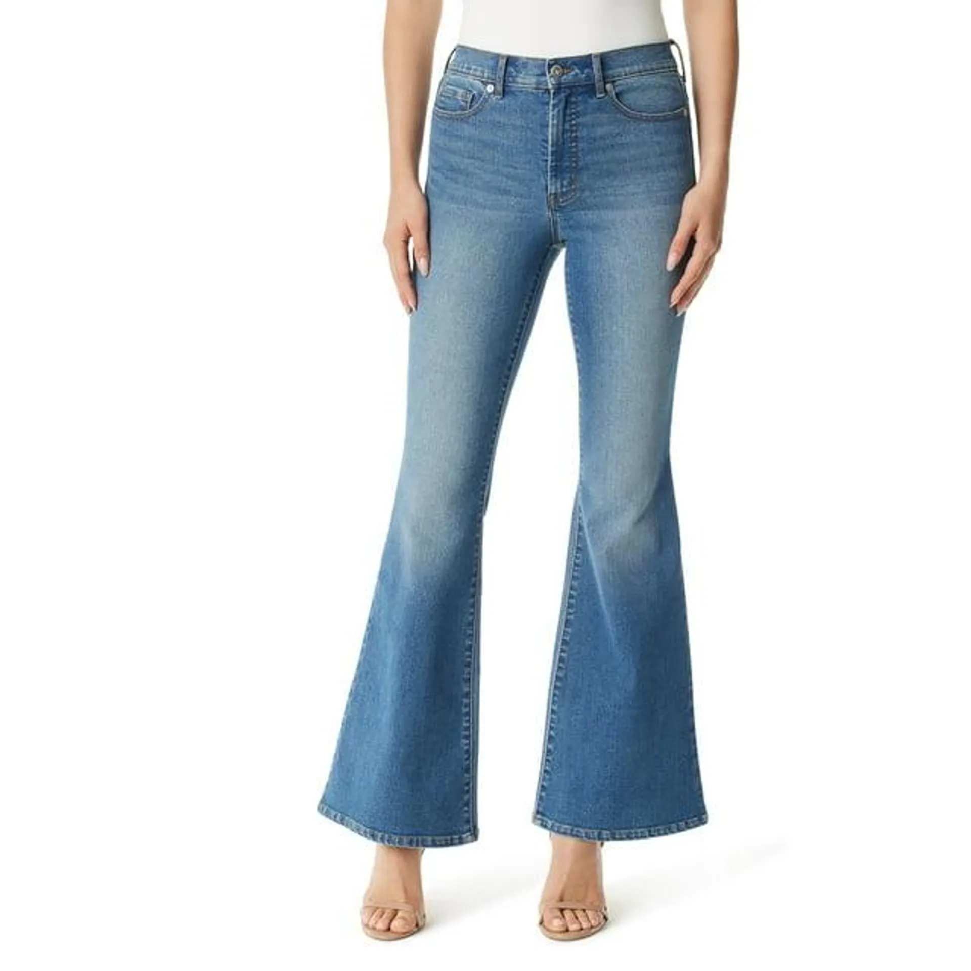 Jessica Simpson Women's and Women's Plus Daisy Fitted Flare Jeans