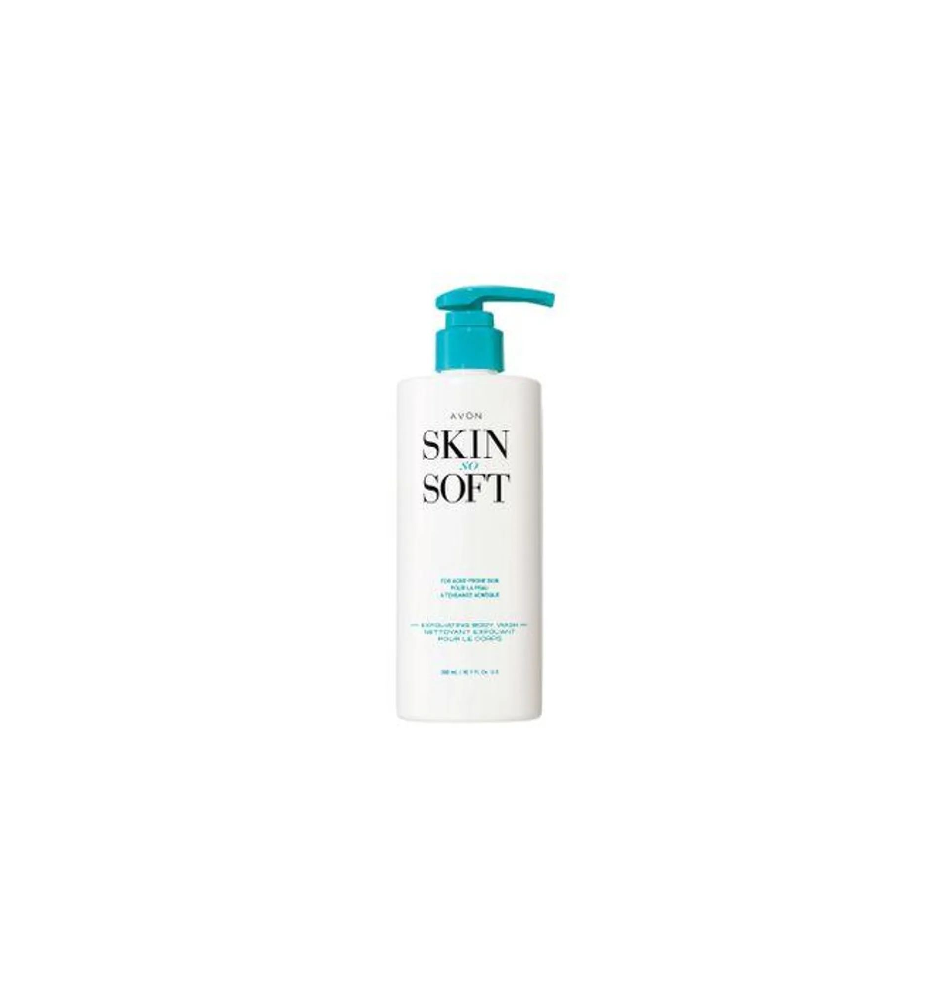 Nettoyant exfoliant pour le corps pour la peau à tendance acnéique Avon Skin So Soft