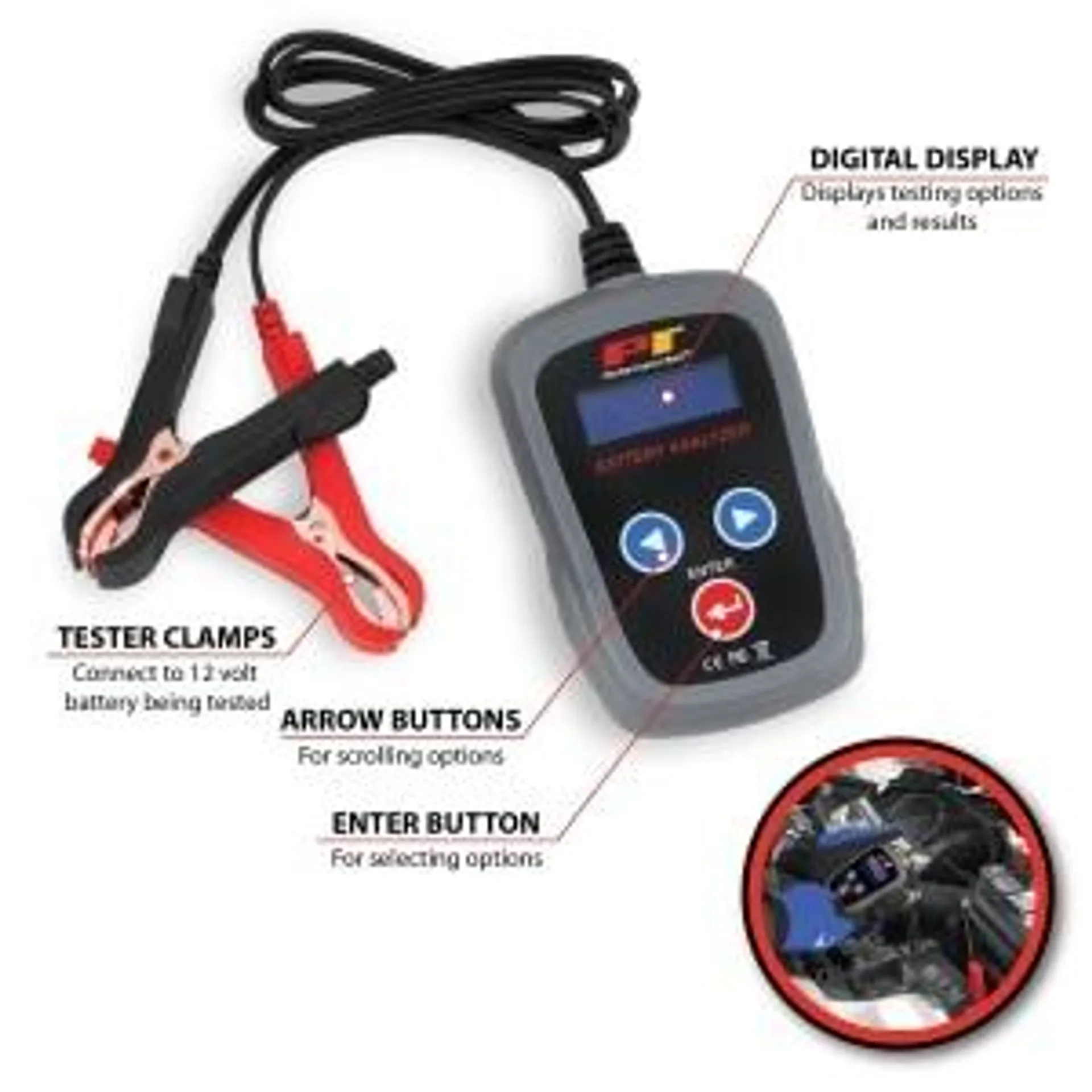 12V Digital Battery Analyzer