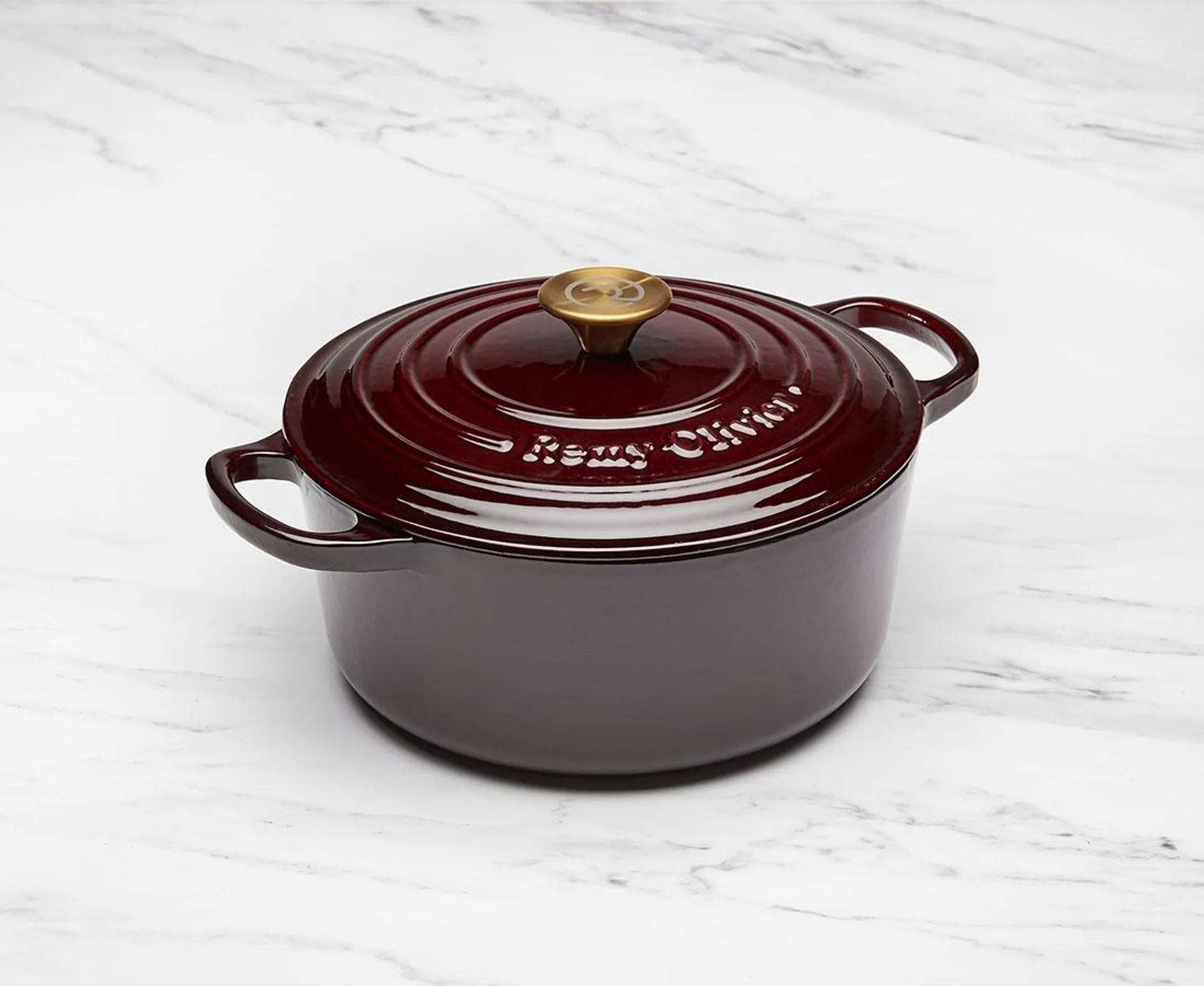 Remy Olivier Bordeaux Cast Iron Round Casserole, 4 L