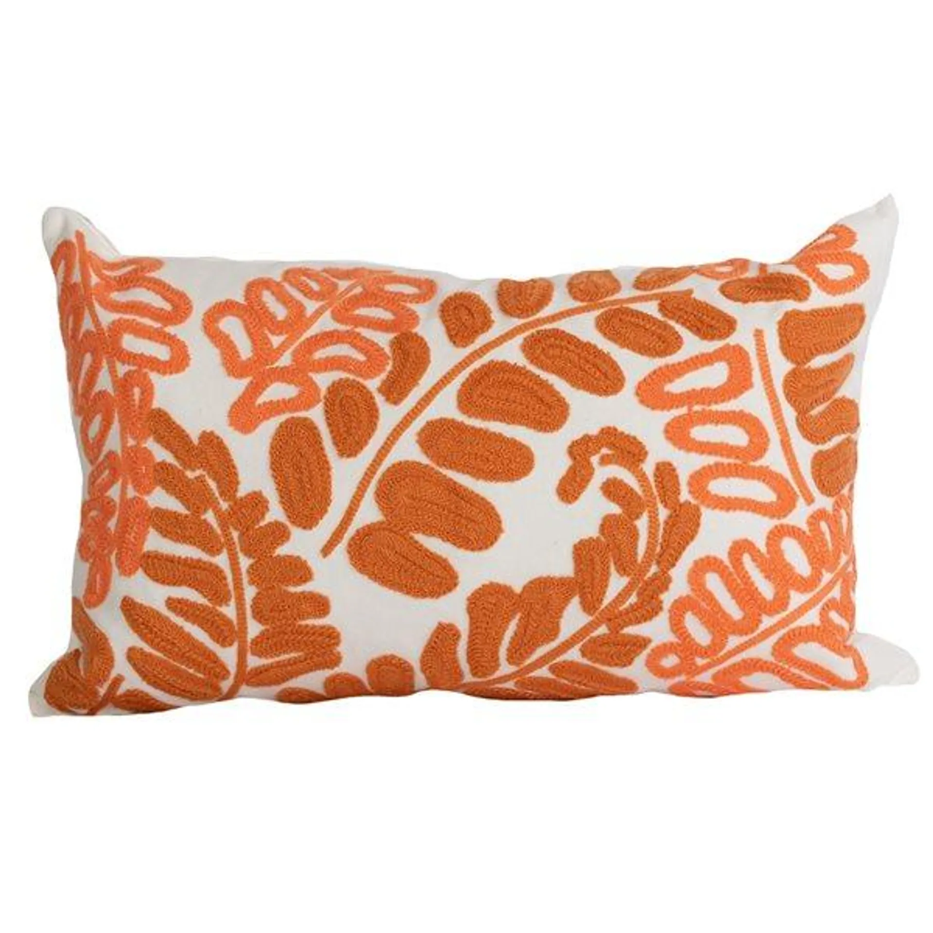 Coussin décoratif rectangulaire de 12 po x 20 po Havana par Gouchee Home, orange