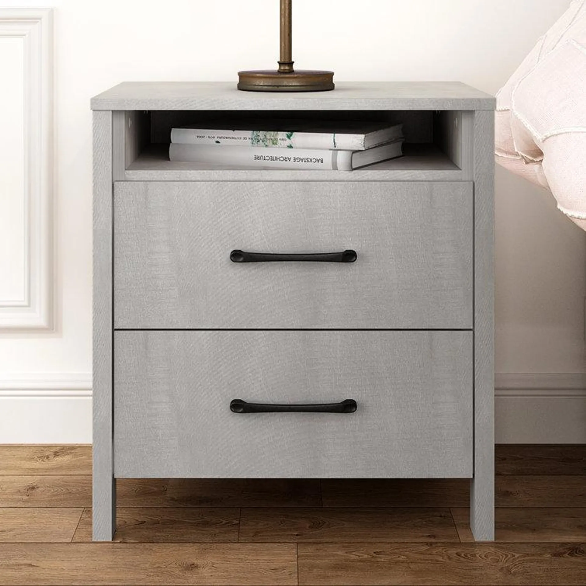 Allysyn 22.7" 2 Drawer Nightstand