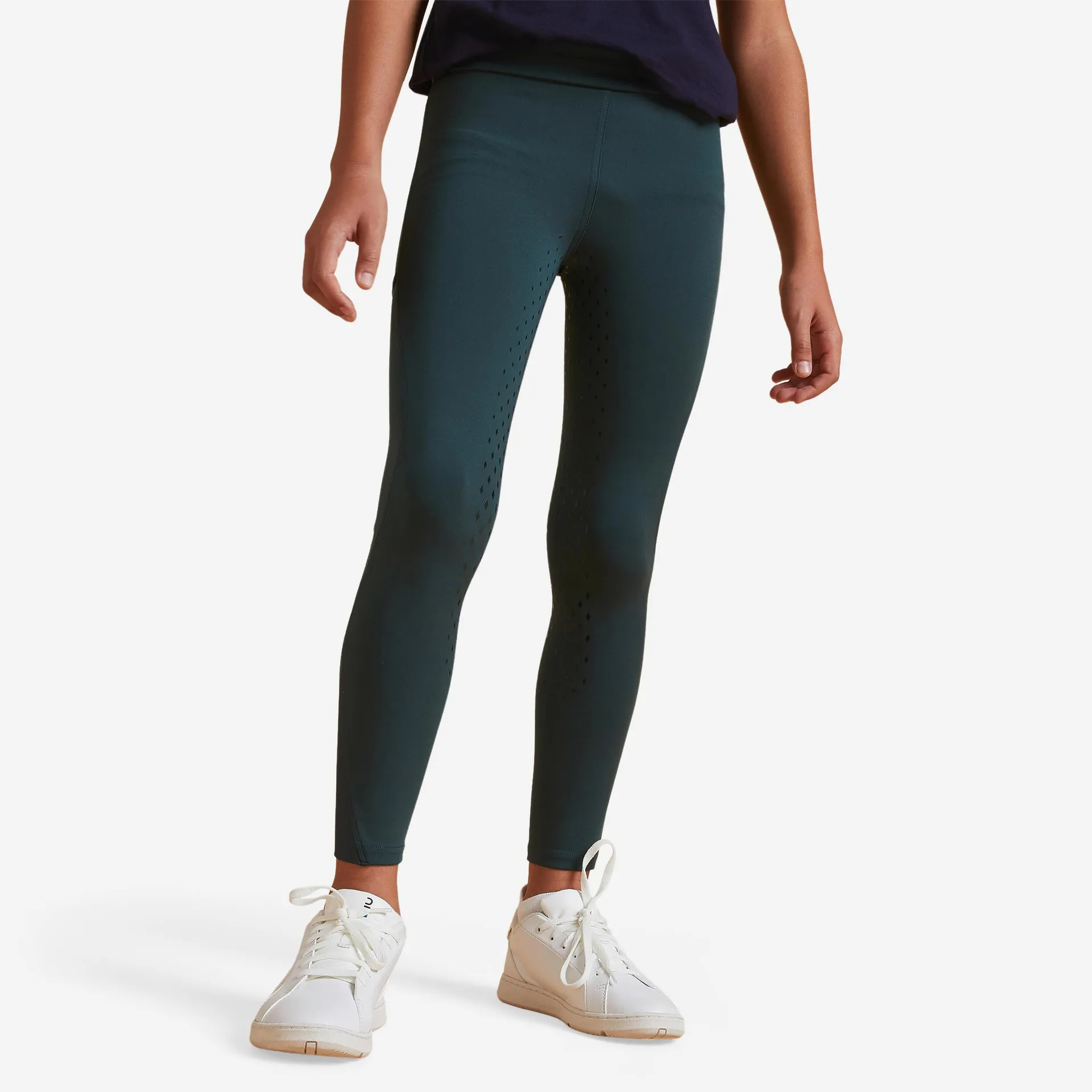 Legging d'équitation fullgrip enfant - 500 vert