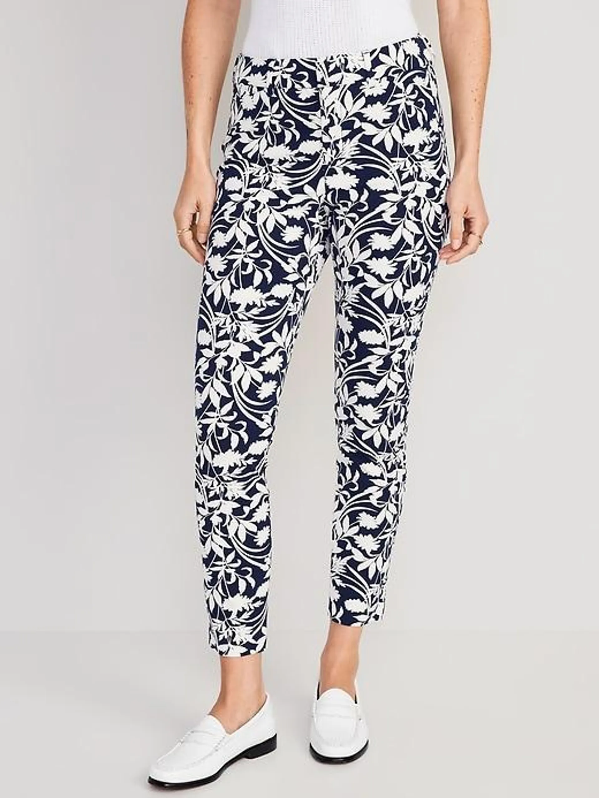 High-Waisted Pixie Skinny Ankle Pants