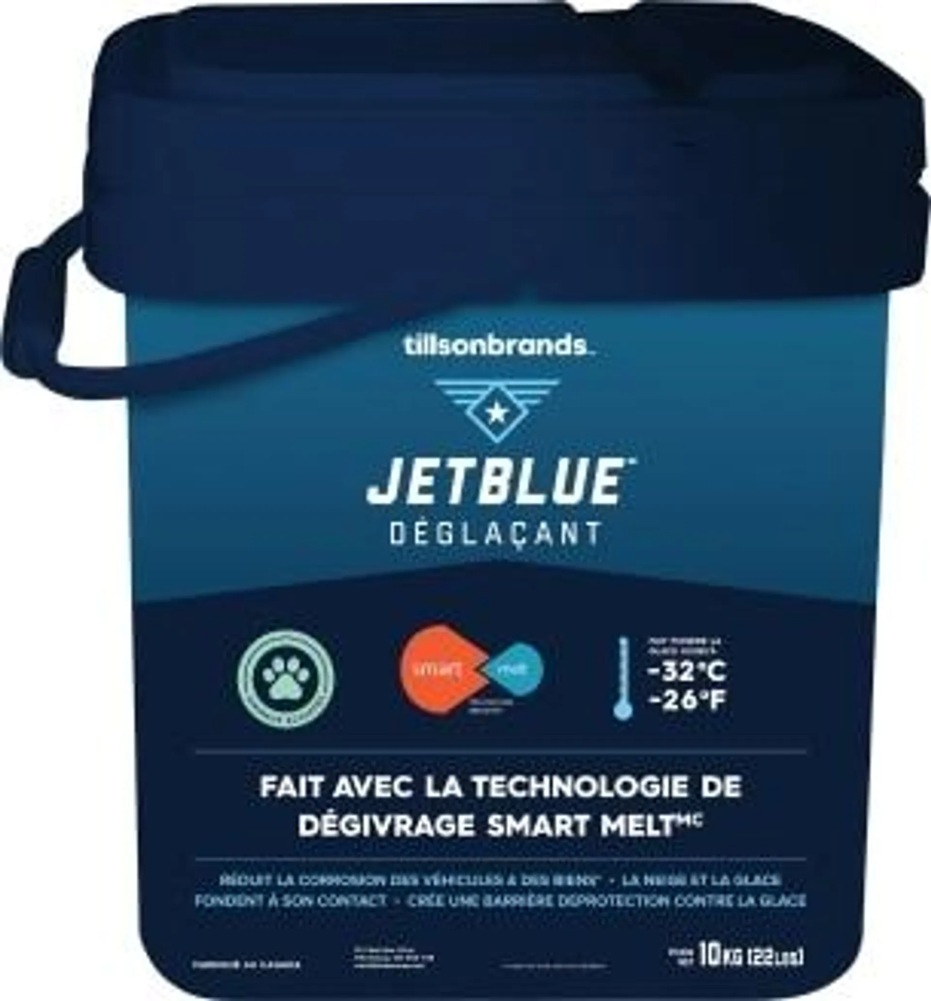 Produit de déglaçage Jet Blue, 10 kg