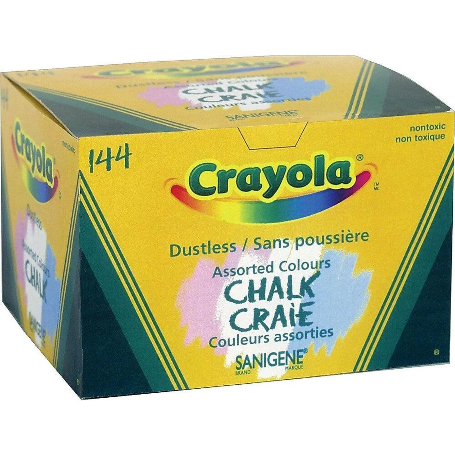 Crayola® – Craie de couleur sans poussière, paq./144