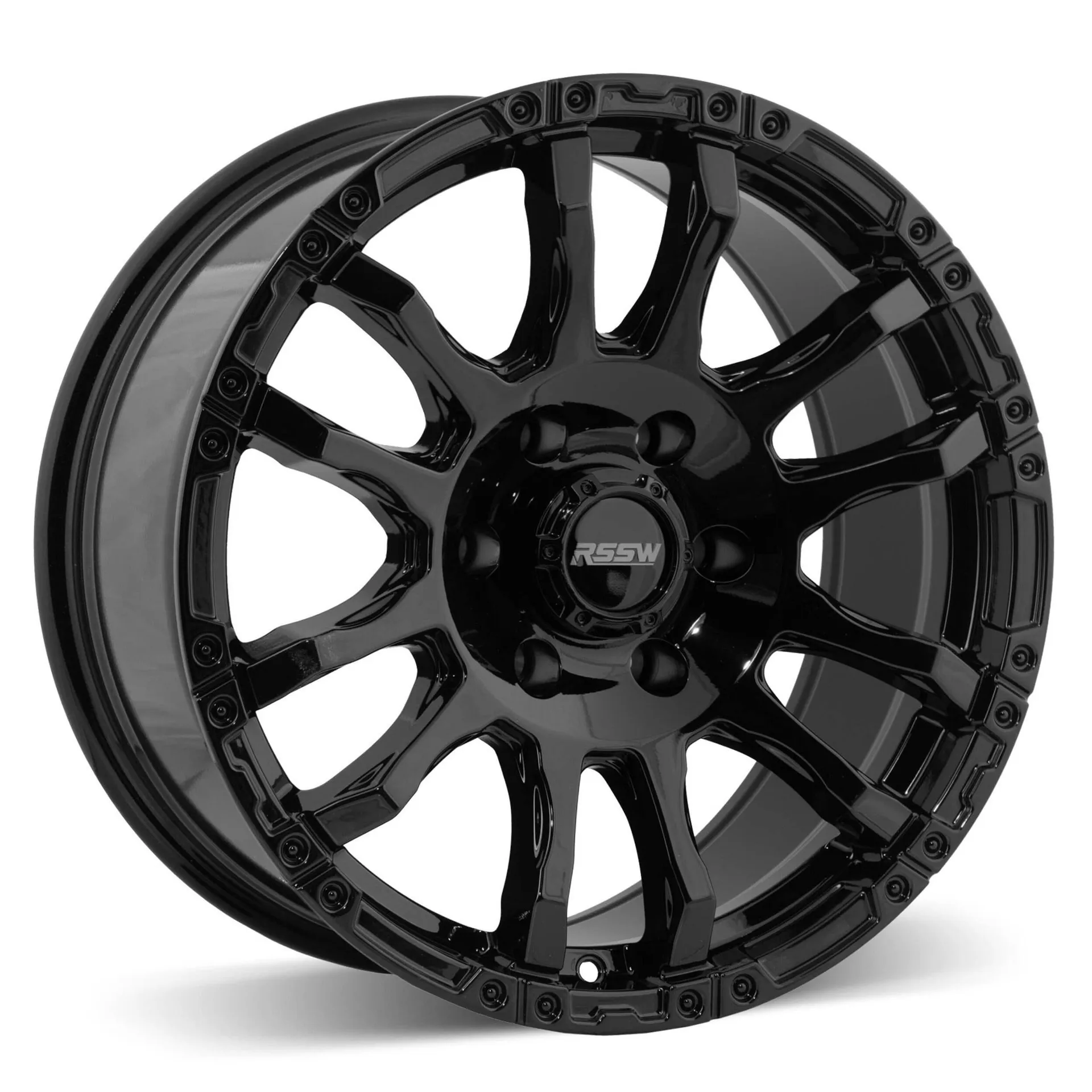 Roue/jante en alliage pour camions RSSW Force, noir lustré