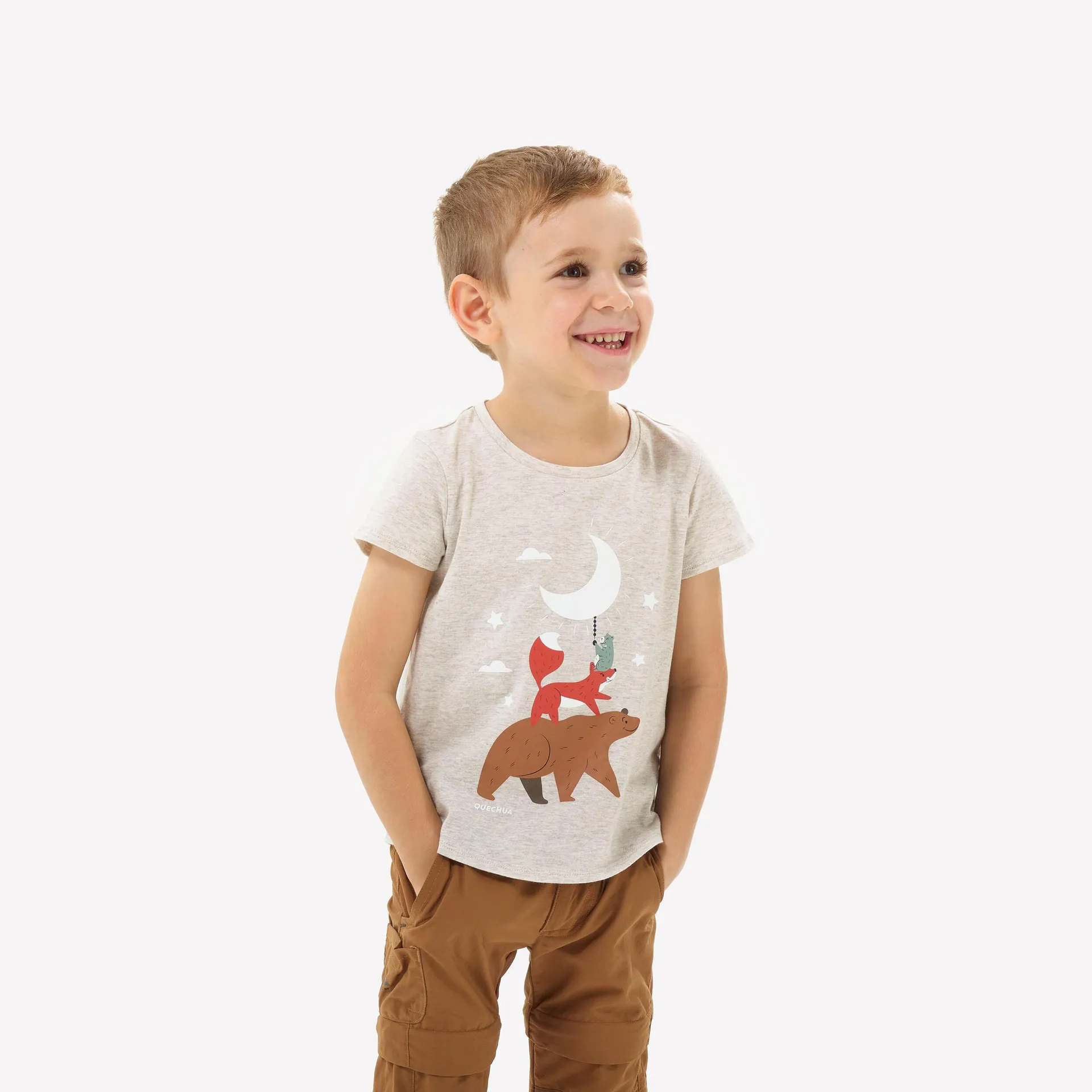 T-shirt de randonnée enfant – MH 100