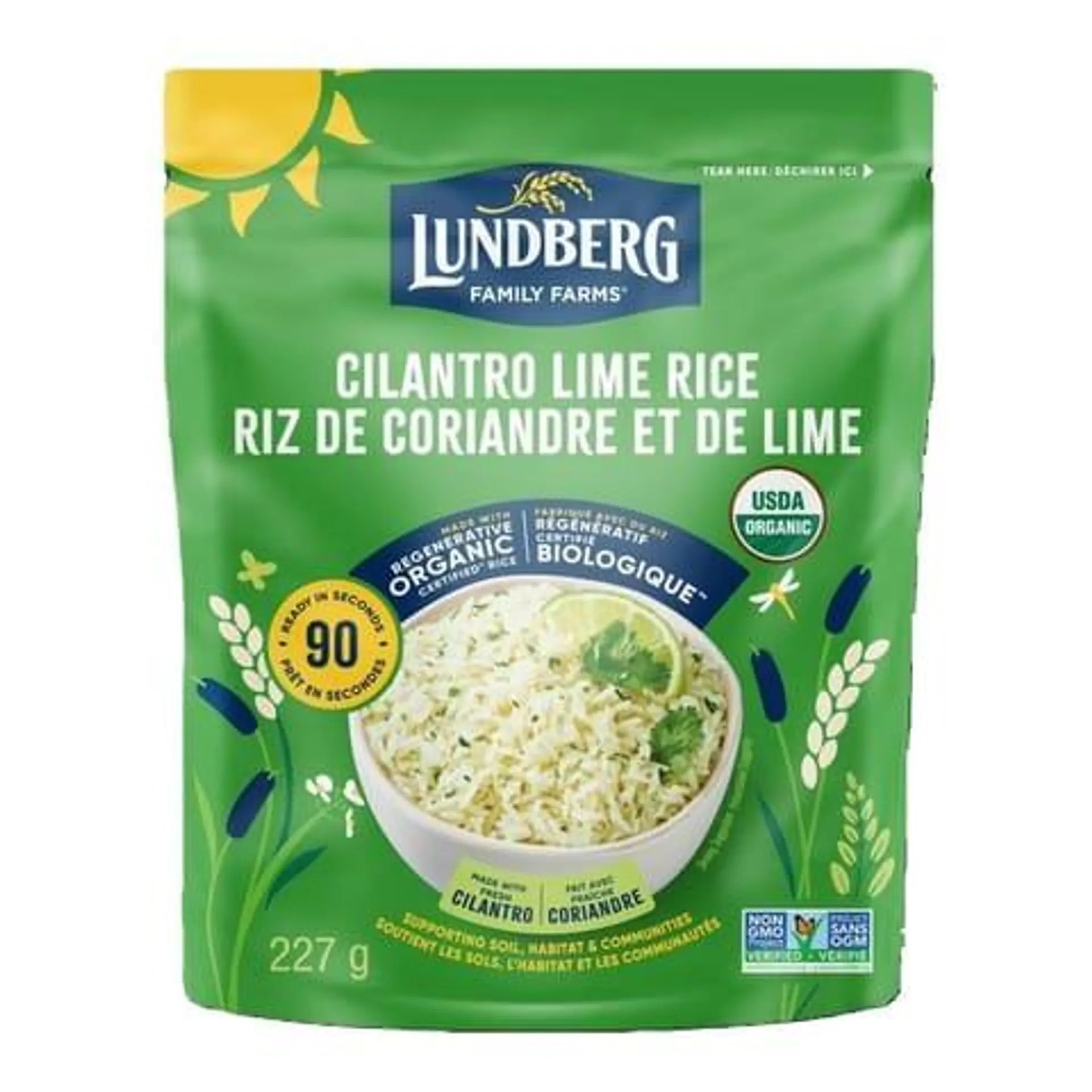 Riz instantané coriandre et lime