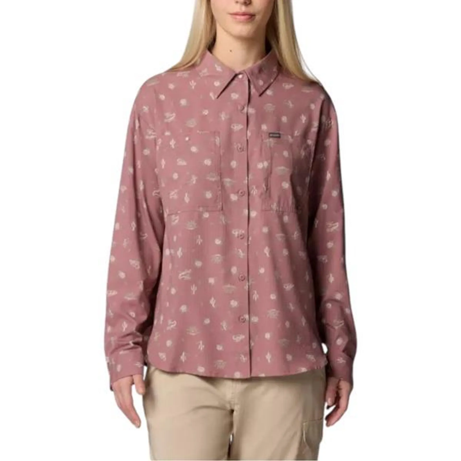 Chemise à manches longues à motifs utilitaires Silver Ridge™ pour femme