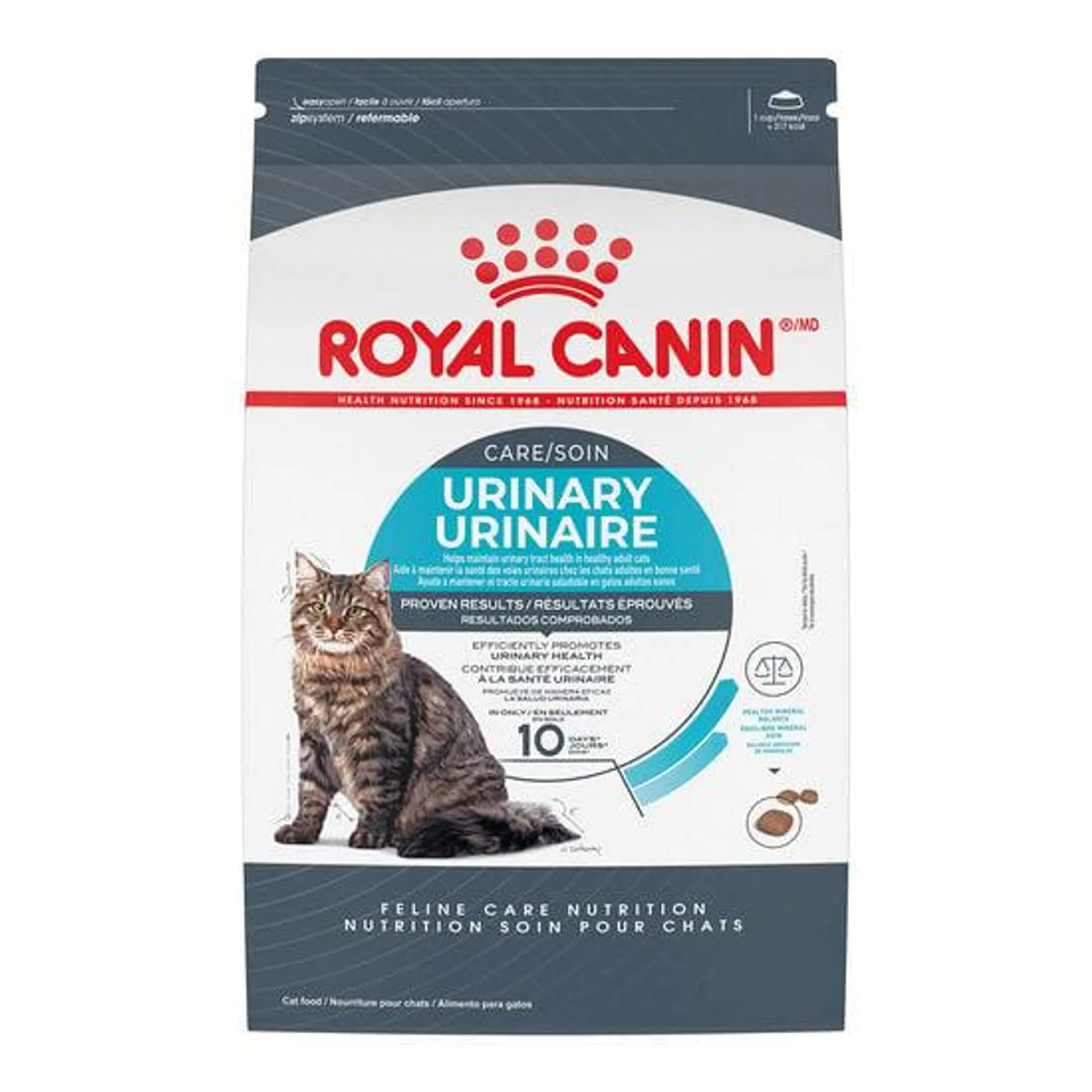 Nourriture sèche nutrition soin urinaire pour chats