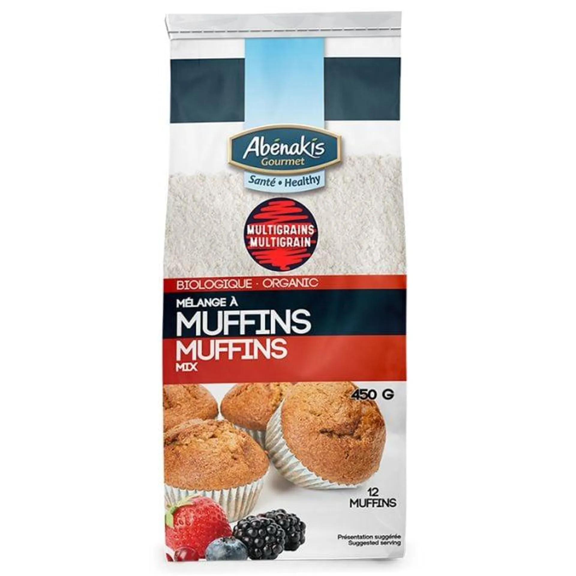 Mélange à muffins biologique multigrains | 450 g