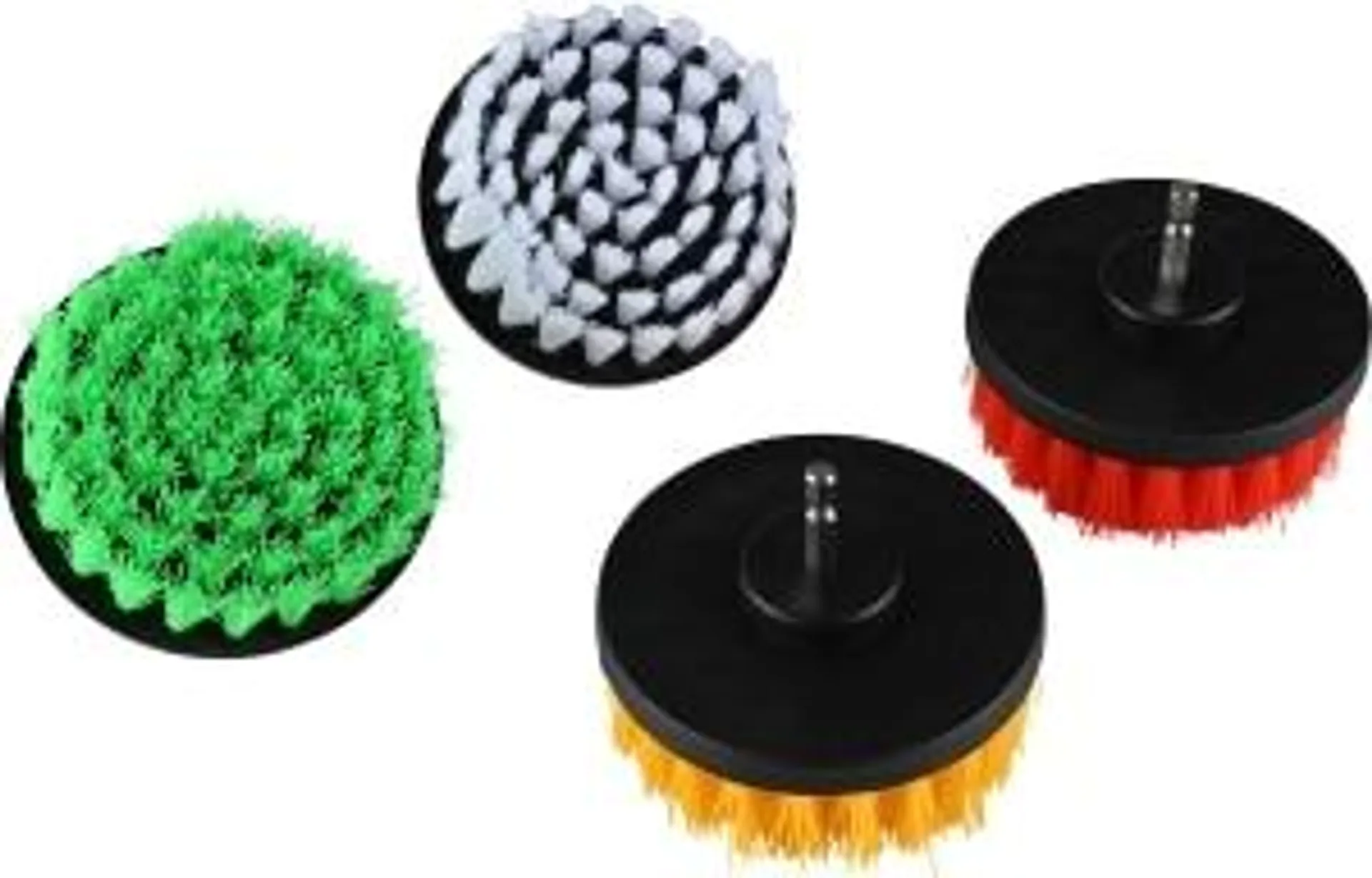 4 pc Power Drill Cleaning Brush Set