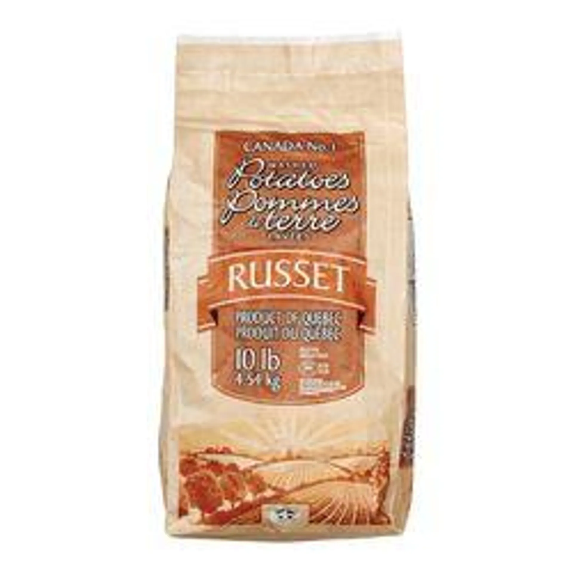 Washed Russet Potatoes
