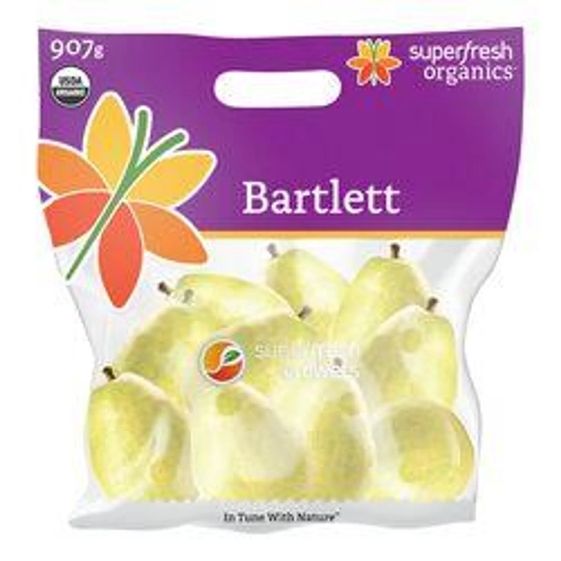 Organic Bartlett Pears