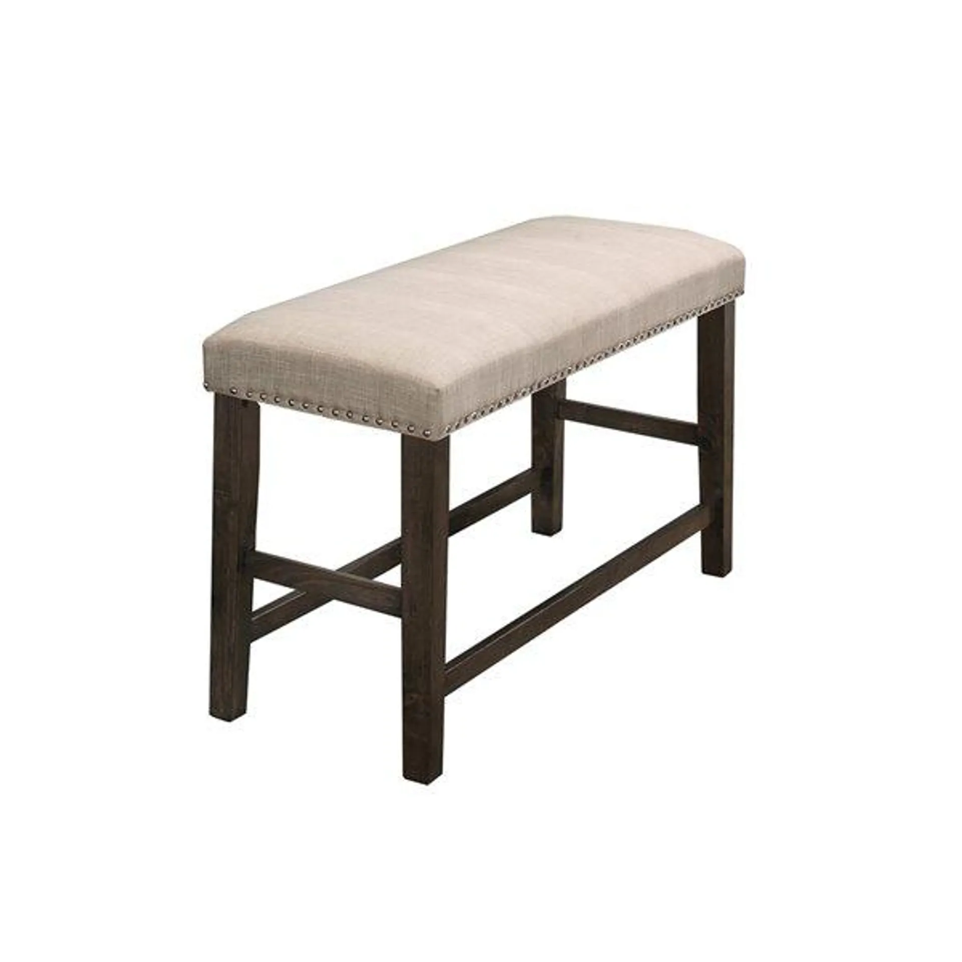 Banc de salle à manger Bartell rectangulaire crème par HomeTrend