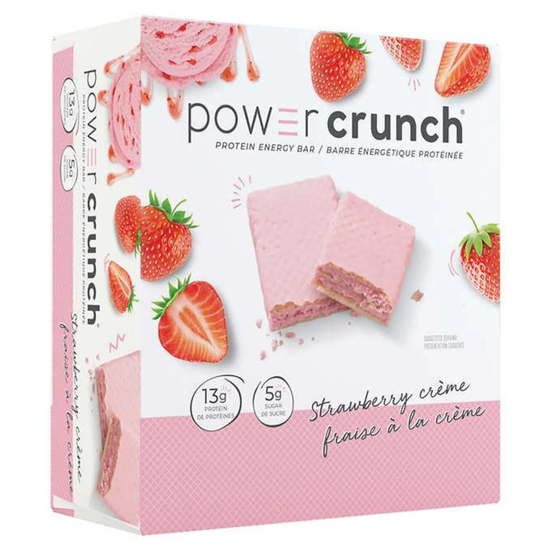 Power Crunch, Protein Bars, 12 × 40 g