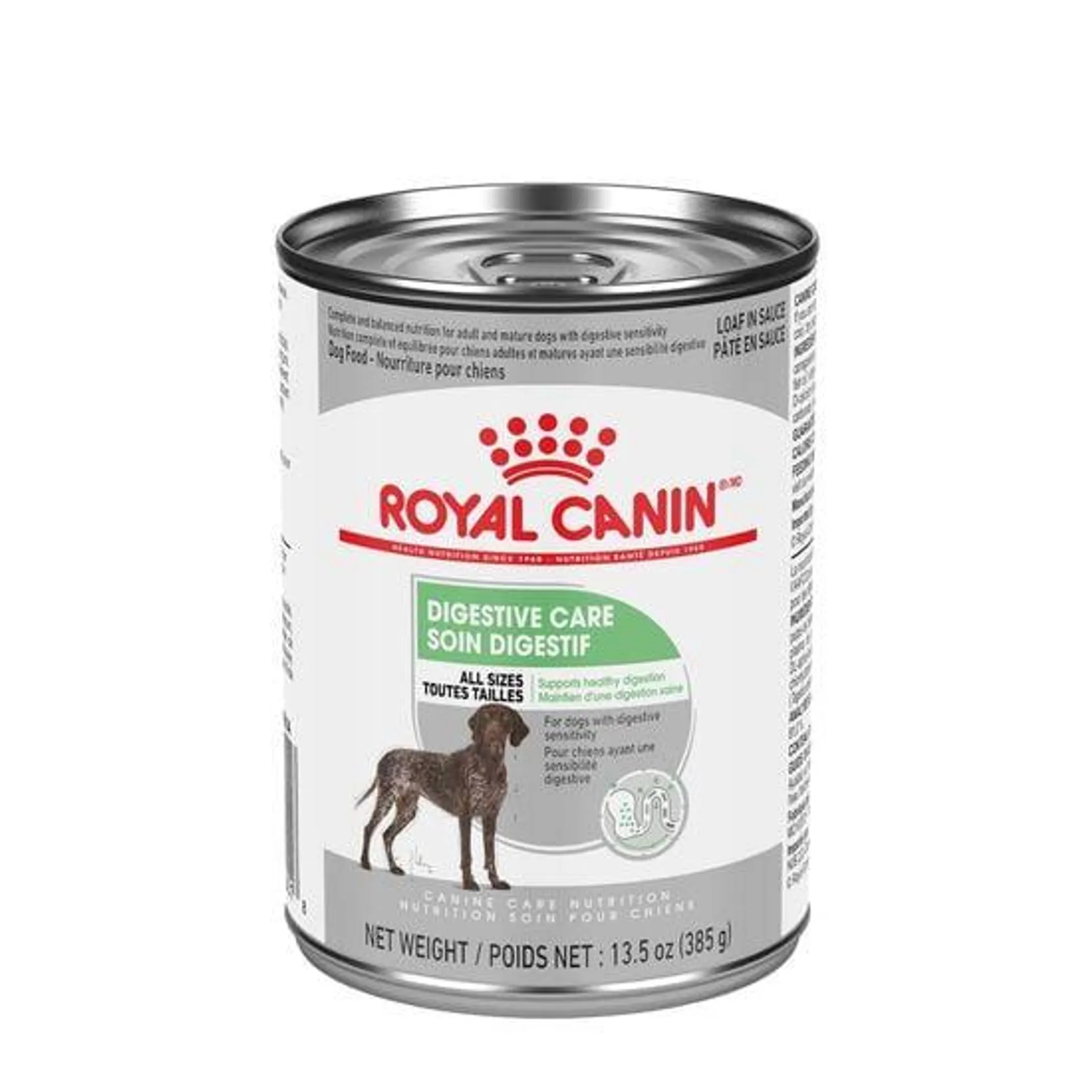 Pâté en sauce formule nutrition soin digestif pour chiens