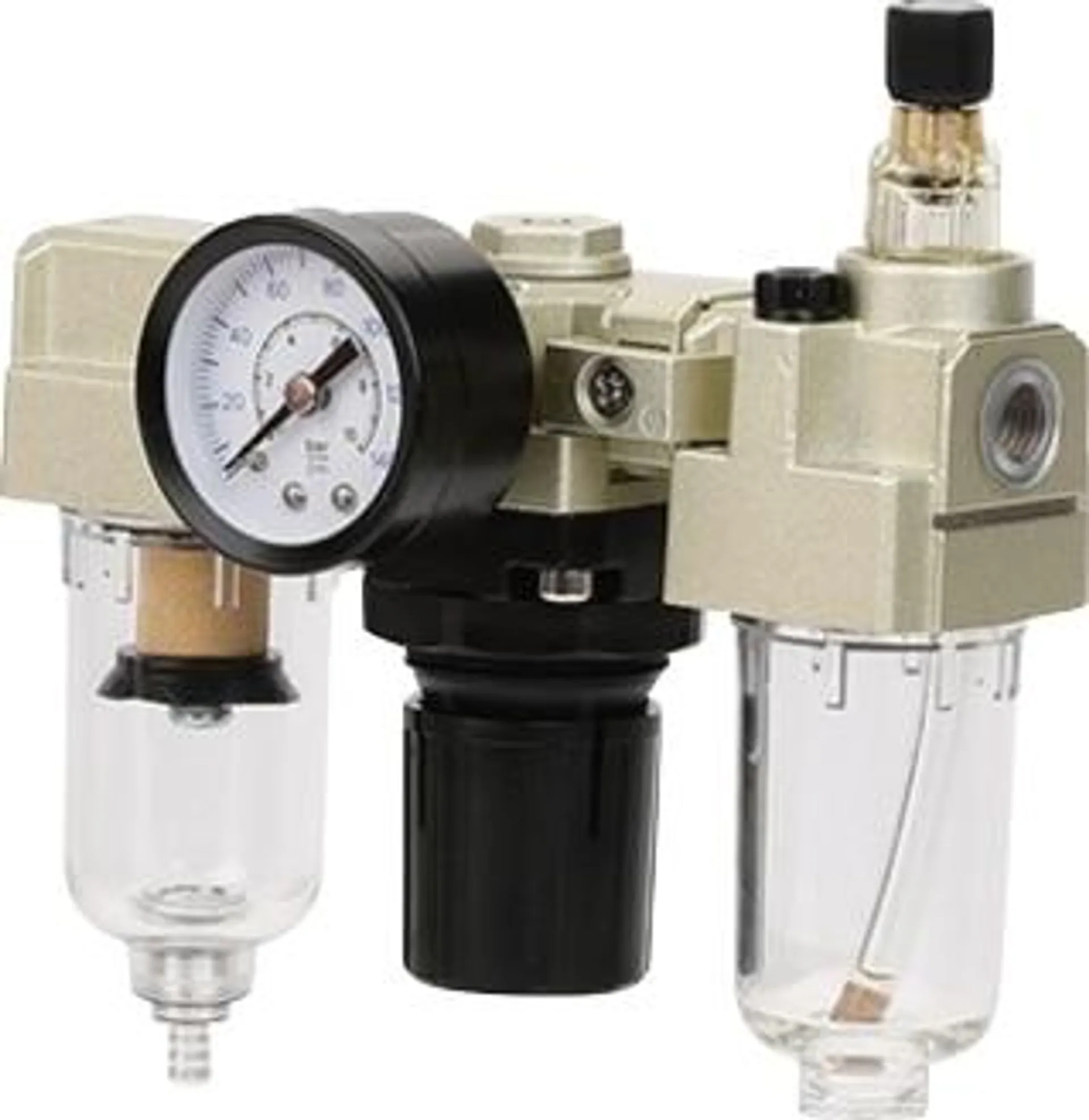 POWERFIST 1/4 in. 3-in-1 Air Filter/Regulator/Lubricator